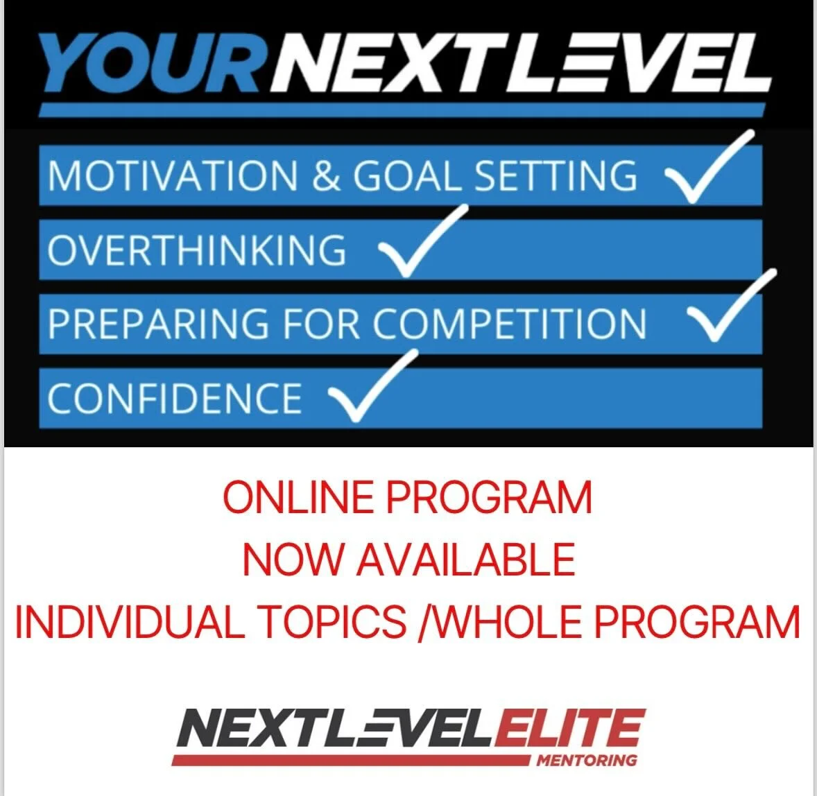 Here&rsquo;s the link. Have a look
https://yournextlevel.thinkific.com/