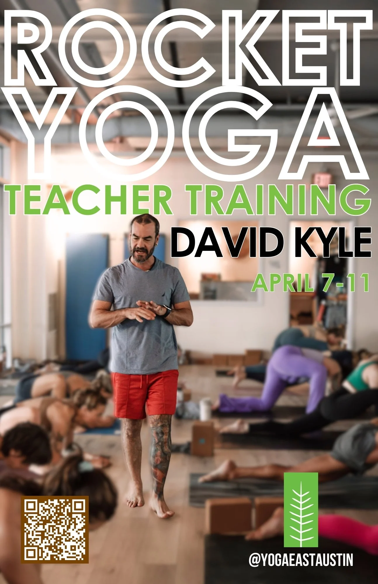 Rocket Yoga TT with David Kyle. April 7-11 — Yoga East Austin