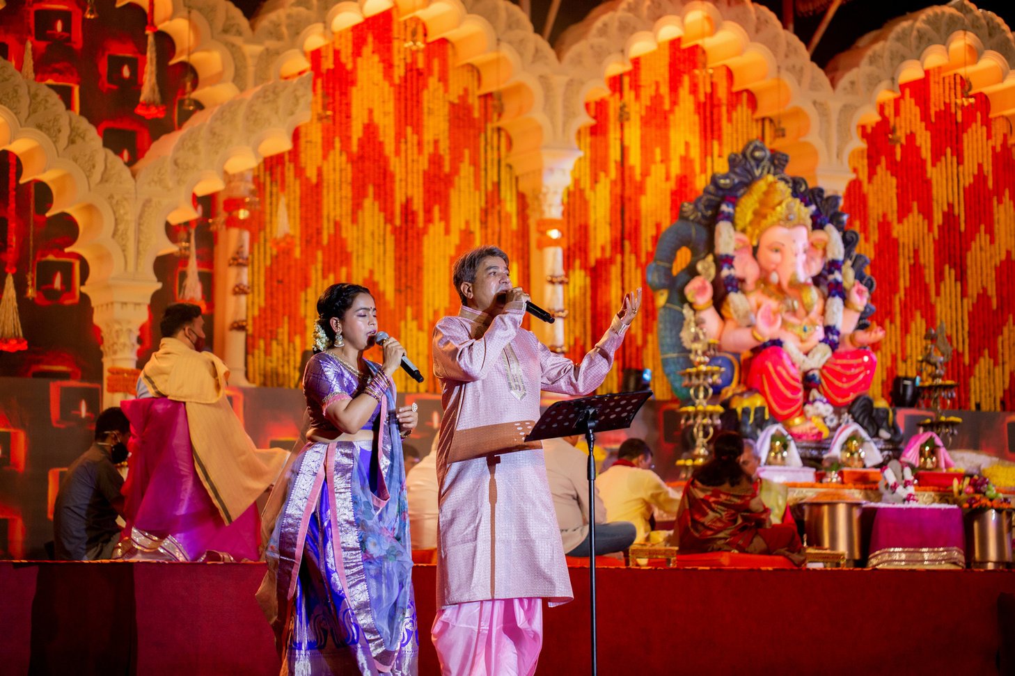 Traditional prayers and musical celebration