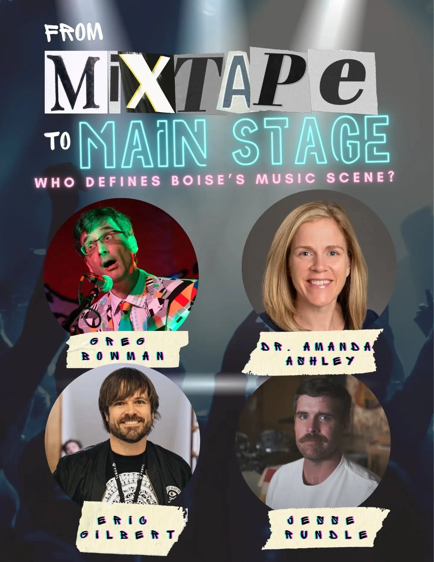 Tomorrow, I'll be talking on this panel on the Boise music scene. Come on down! 
Boise has so many cool scenes, venues, house shows, bands, and artists all building our community together. I'm happy I get to be a part of it all through my work at Mix