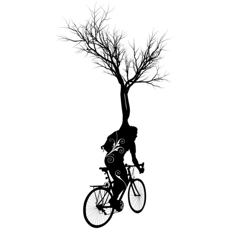 Man cycling outdoors, promoting fitness and wellbeing, connected to massage therapy at TrueLife BodyWork in Raglan.