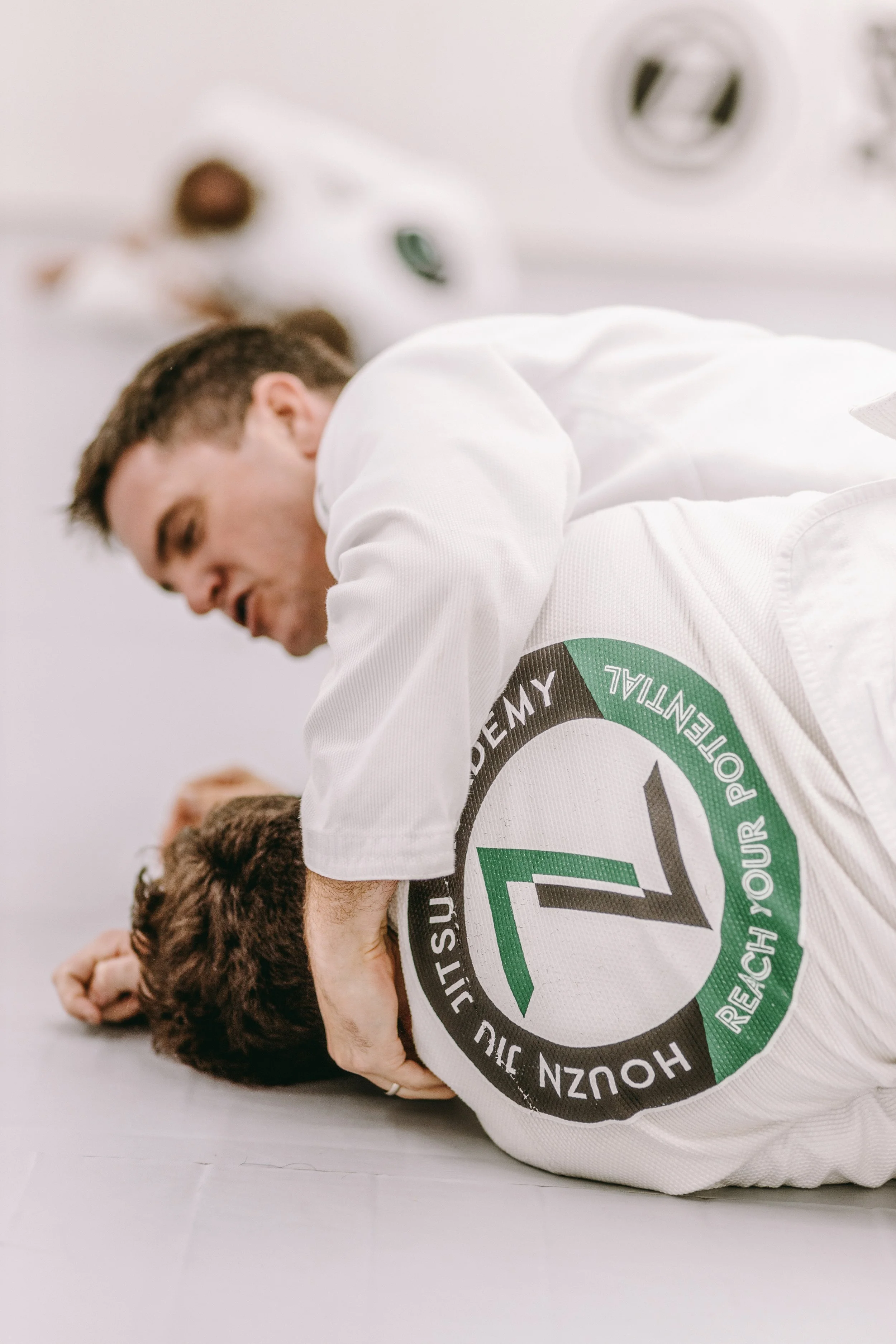 Trey Harrell on side control at Houzn Jiu Jitsu Academy in Mount Pleasant, SC