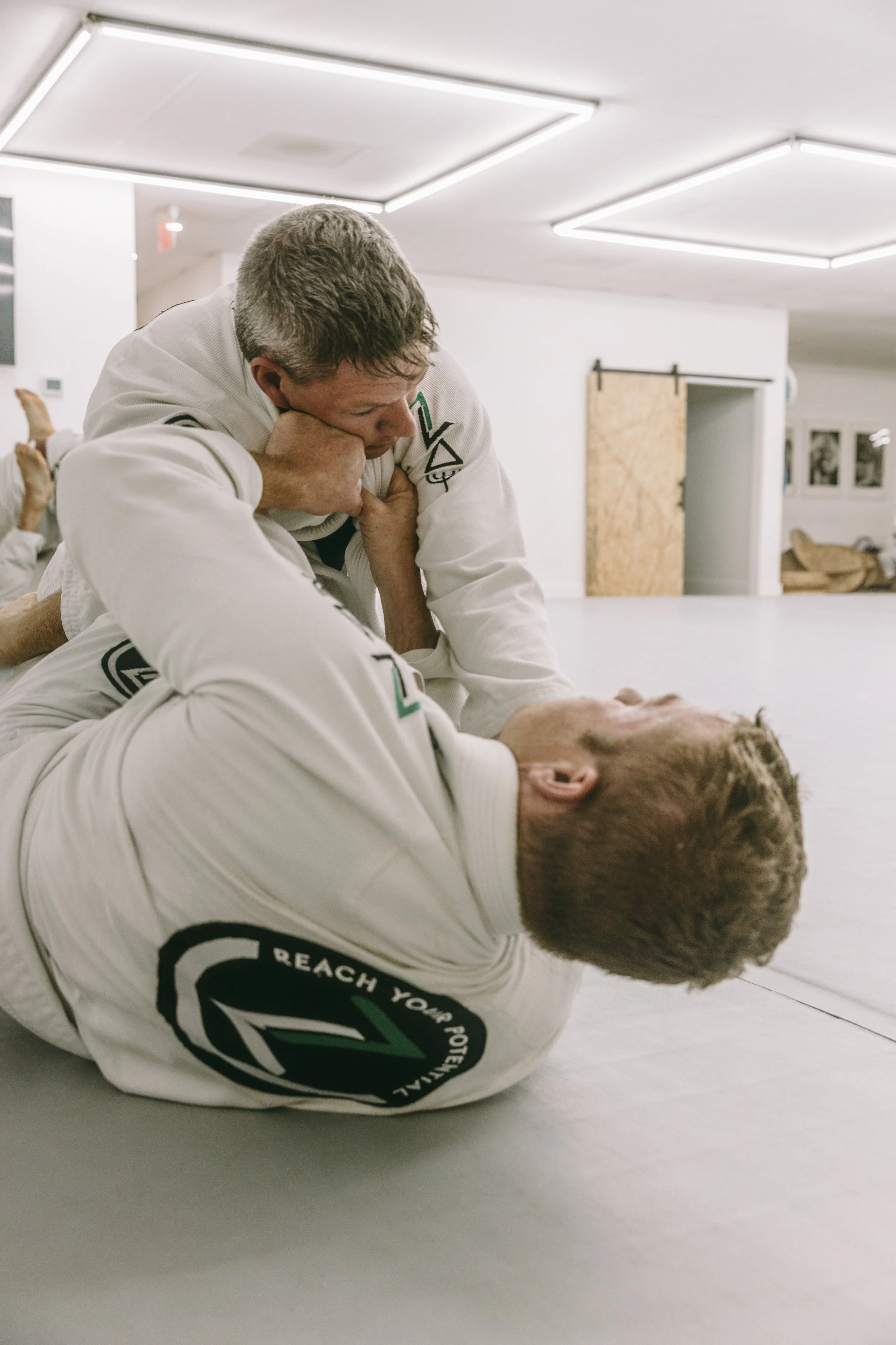 JR sparring Brazilian Jiu Jitsu at Houzn Jiu Jitsu Academy