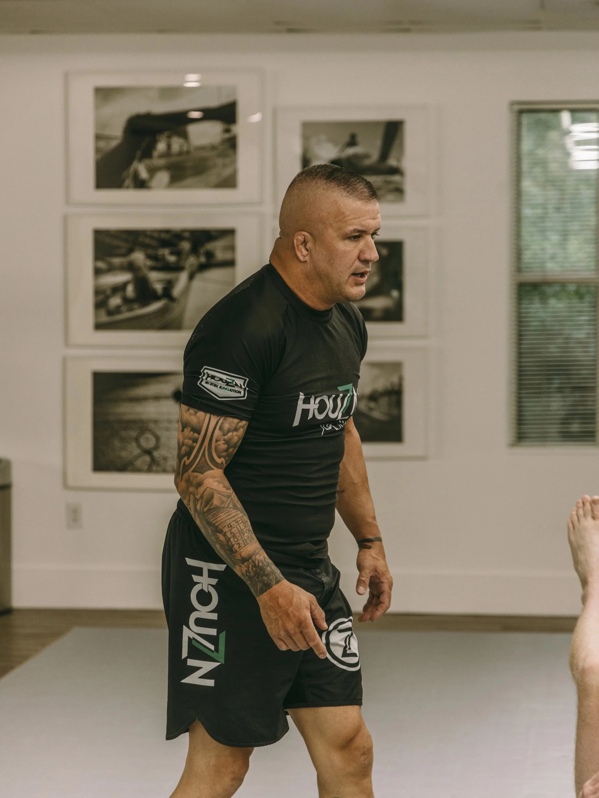 Justin Hembree, lead instructor at Houzn Jiu Jitsu Academy in Mount Pleasant, South Carolina