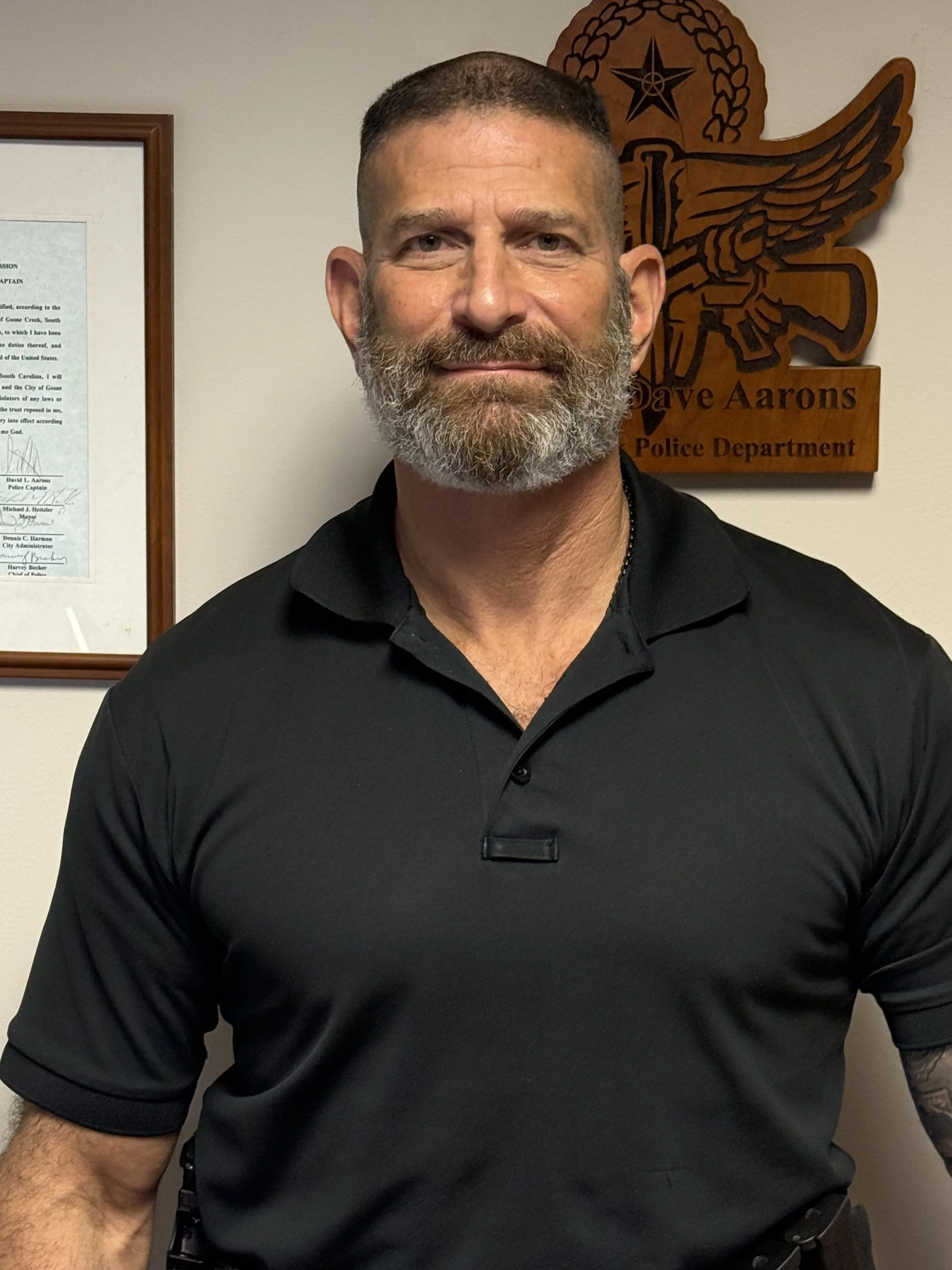 Instructor David Aarons at Houzn Jiu Jitsu Academy in Mount Pleasant, SC, leading the Girl, Get Home Safe women’s self-defense program.