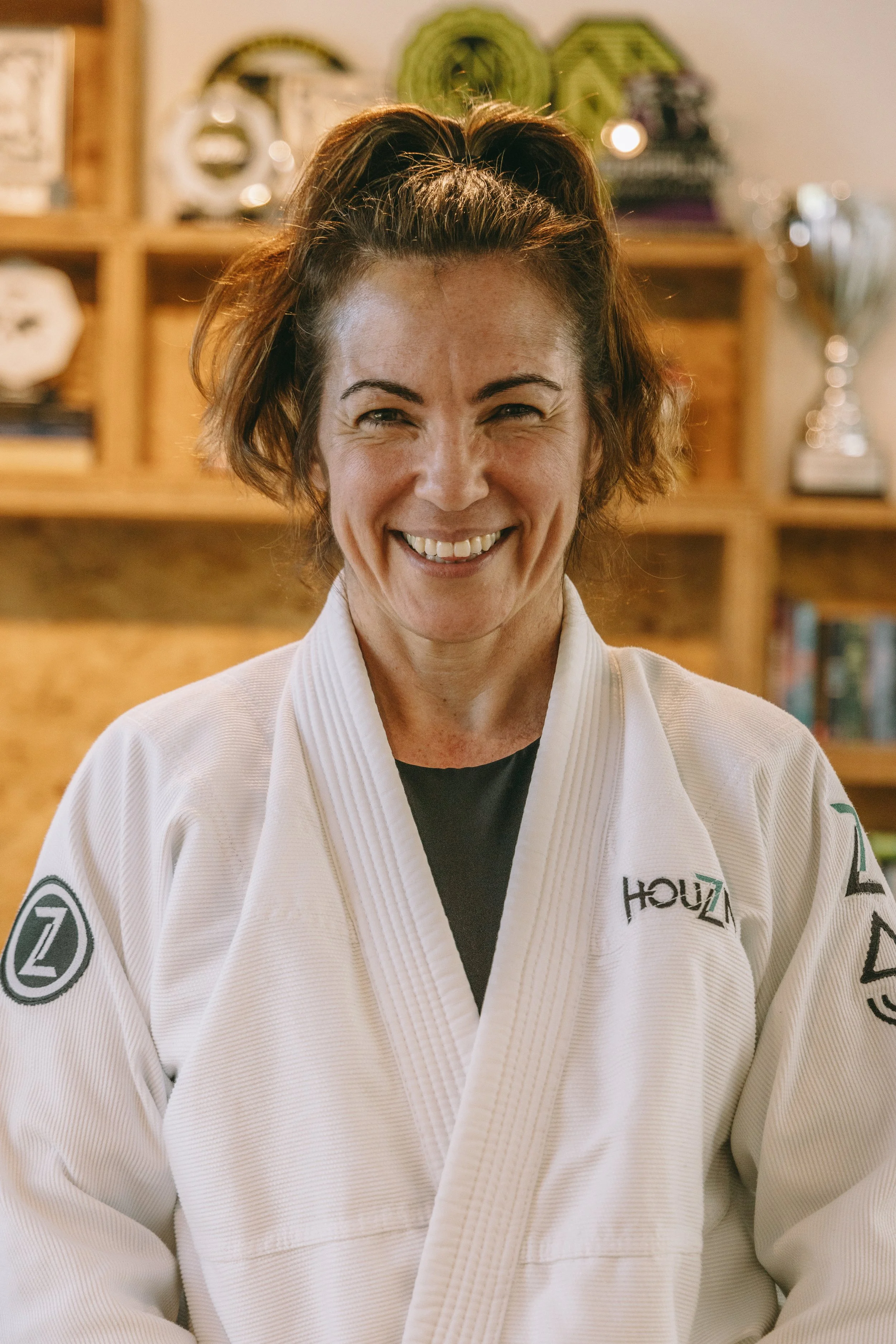 Ann Bord, lead instructor for kids and women’s classes at Houzn Jiu Jitsu Academy in Mount Pleasant, South Carolina