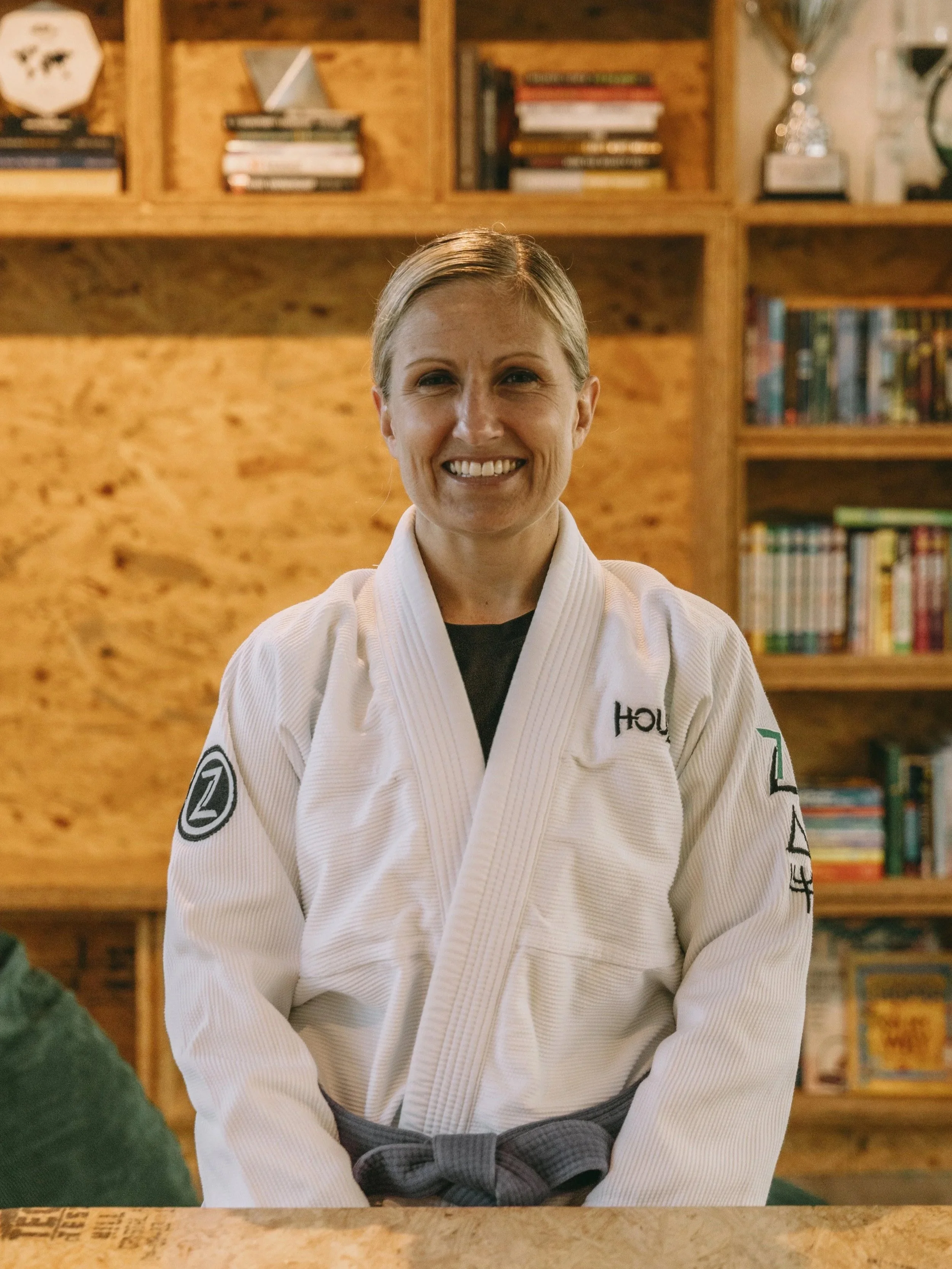Morgen Pressley, kids jiu jitsu instructor at Houzn Jiu Jitsu Academy in Mount Pleasant, South Carolina