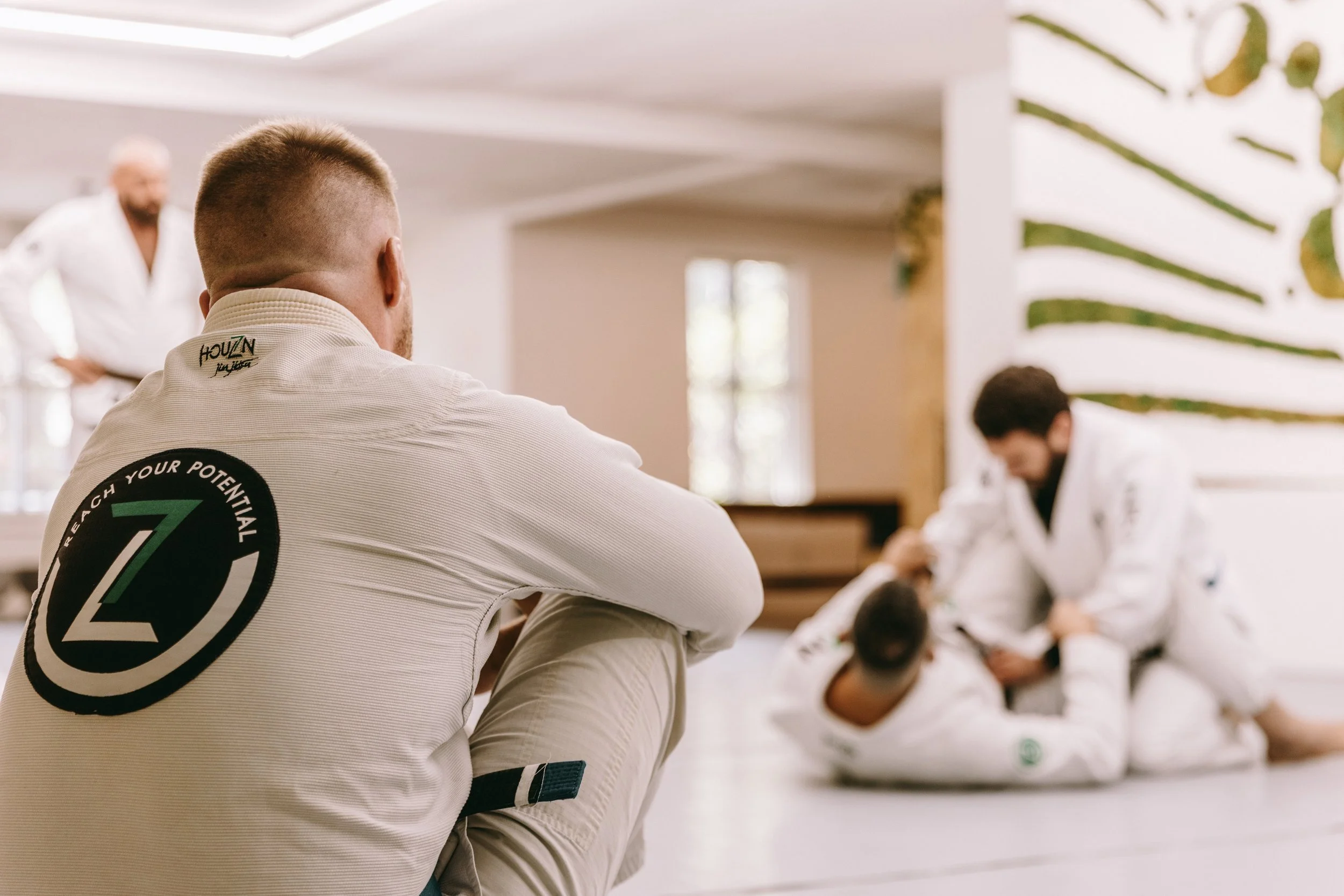 John Good with teammates at Houzn Jiu Jitsu Academy in Mount Pleasant, SC