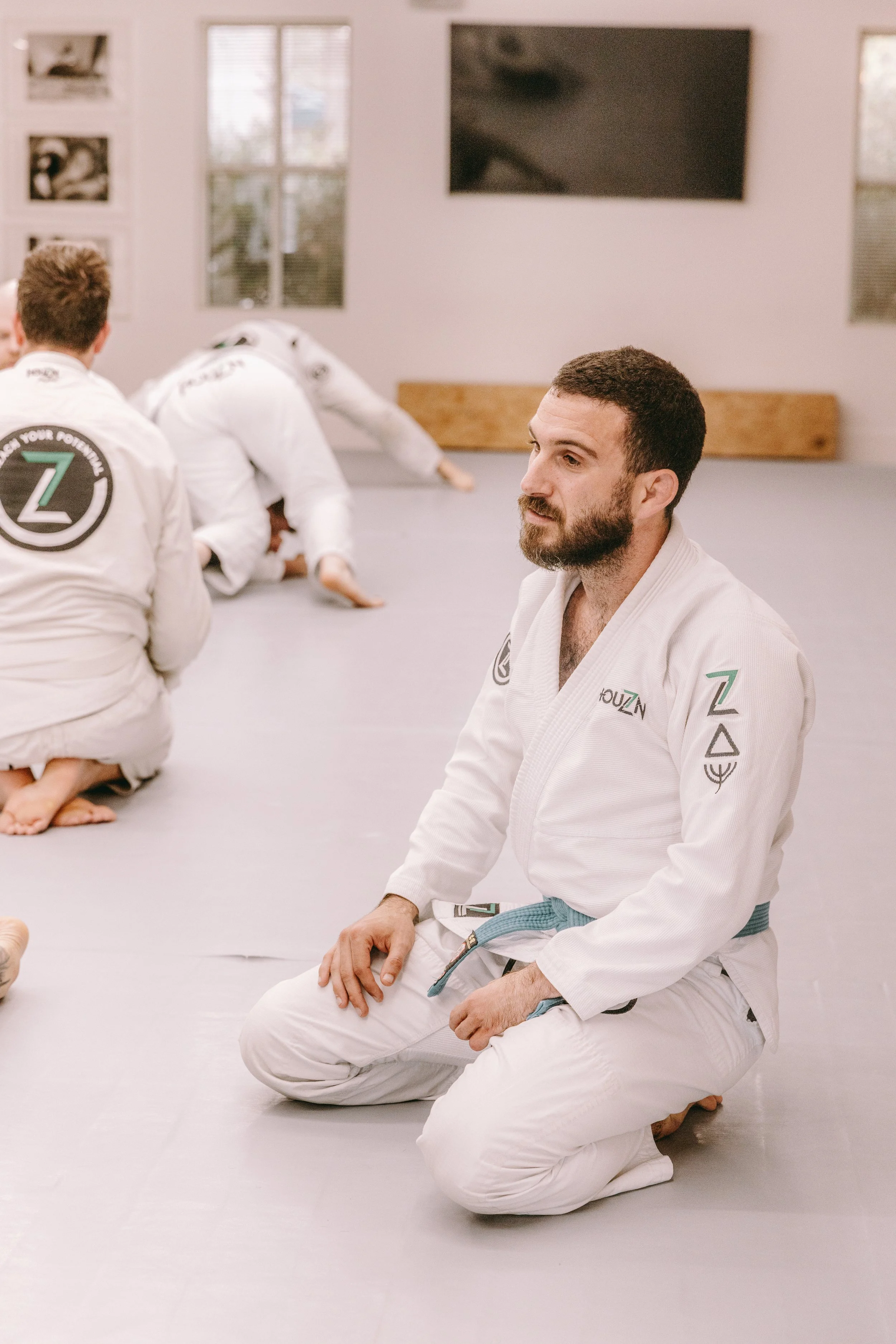 Brandon, blue belt at Houzn Jiu Jitsu Academy, co-founder of Javvy Coffee
