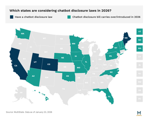 State AI Chatbot Regulation: 2026 Laws & Trends | MultiState AI ...
