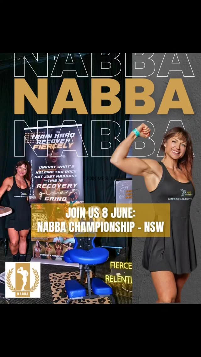 I'm not just here to show up.
I&rsquo;m here to back something real.
Because NABBA isn&rsquo;t just a comp&mdash;
it&rsquo;s a movement.
They support small business with big goals🫶

💪The discipline.
💥The energy. 
🤌The transformation.

That&rsquo;