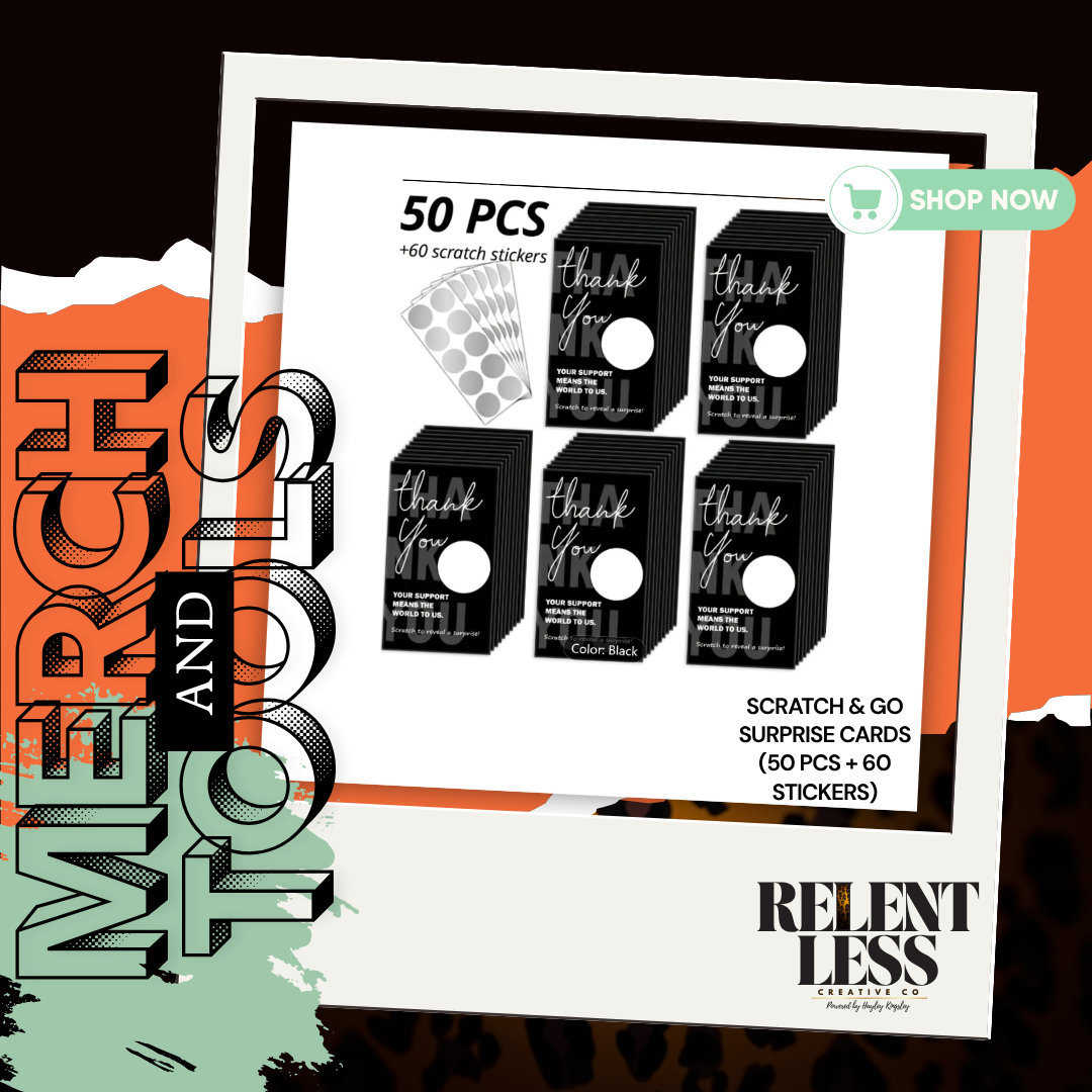 Scratch & Go Surprise Cards (50 pcs + 60 stickers)