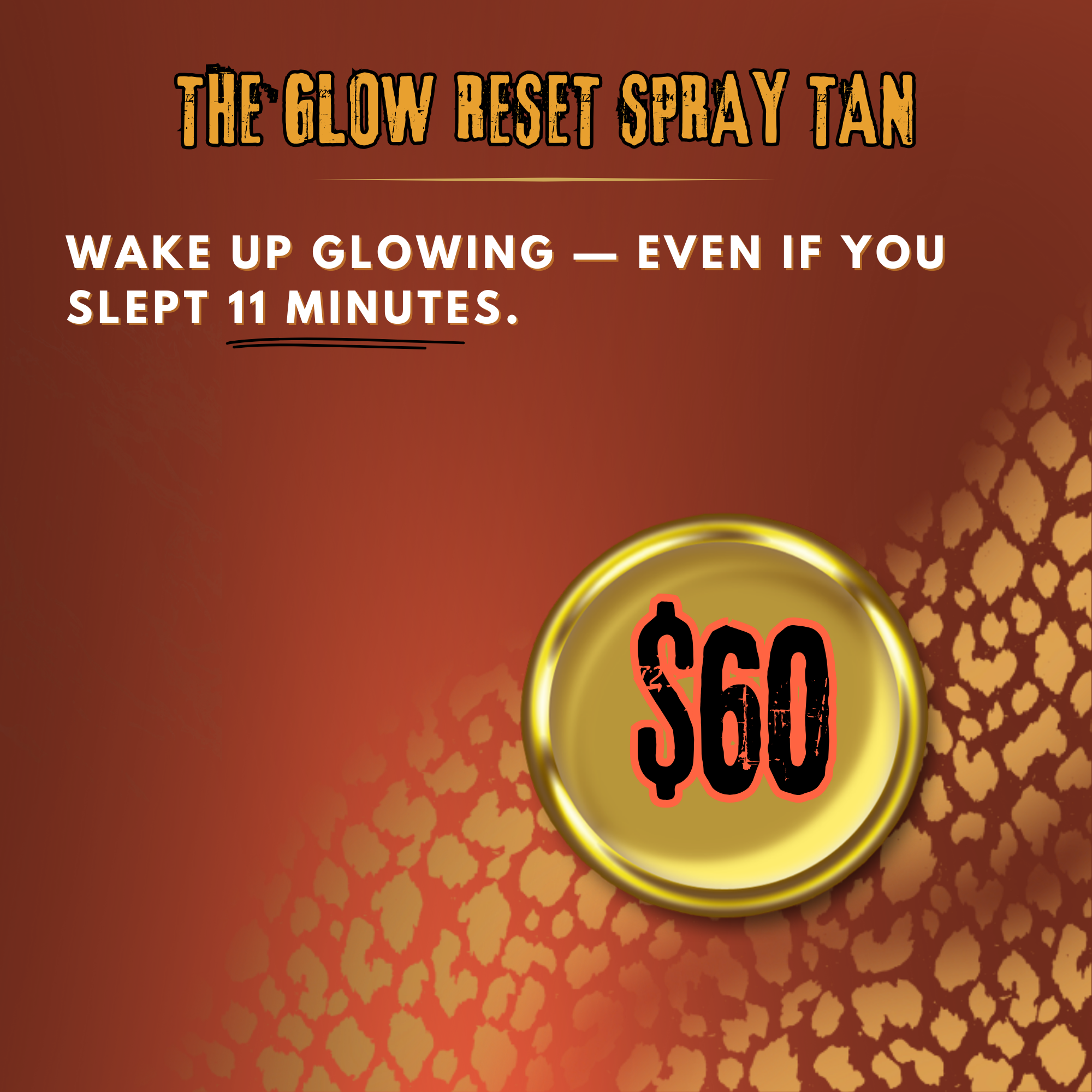 Glow Reset Spray Tan — $60 Glow Voucher