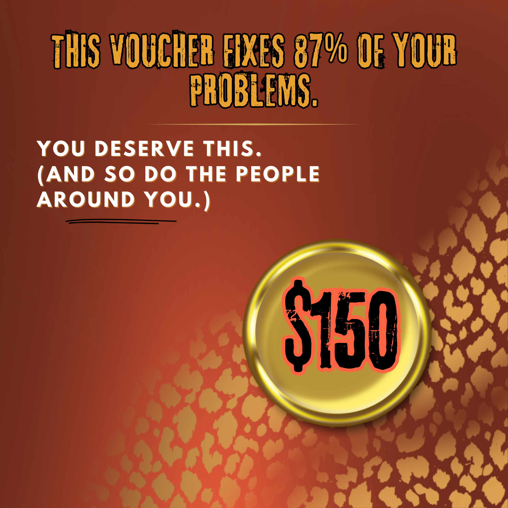 This Voucher Fixes 87% of Your Problems — $150 Wellness Voucher