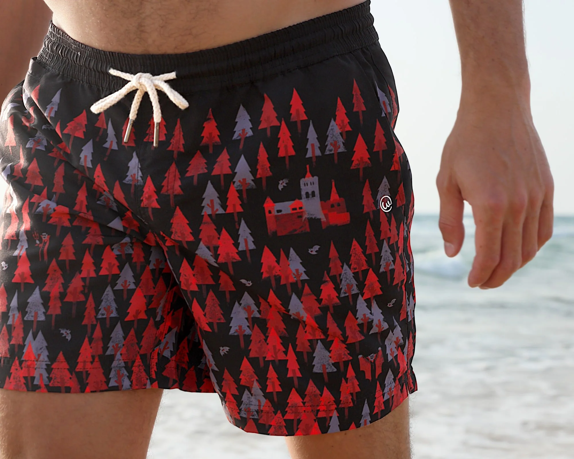 Apparel design: Vampires | A monster-themed collection for a fashion brand |
 Carved blocks printing