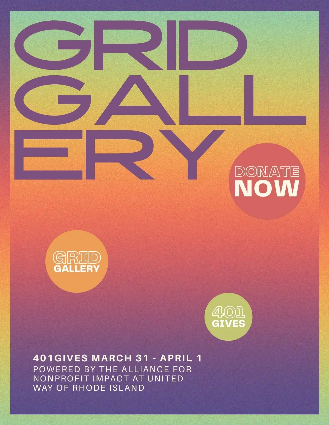 🕰️ Just 11 hours and 31 minutes left of this years @401gives, head to the link in our bio and help us make a difference in the lives of Queer/Trans BIPOC photographers 📸 or click here 👉🏽 https://www.401gives.org/organizations/grid-gallery