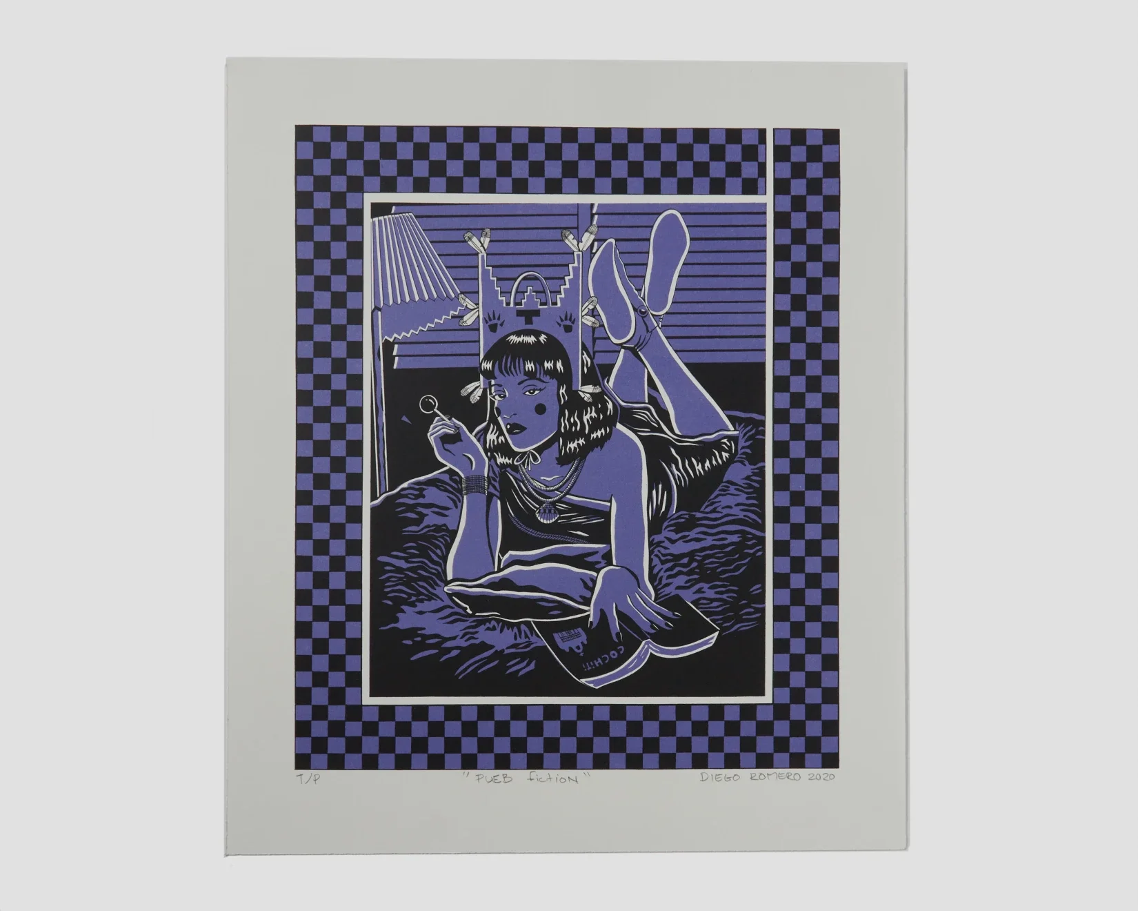 zanebennettcontemporaryart-diego-romero-pueb-fiction-purple-2020.webp