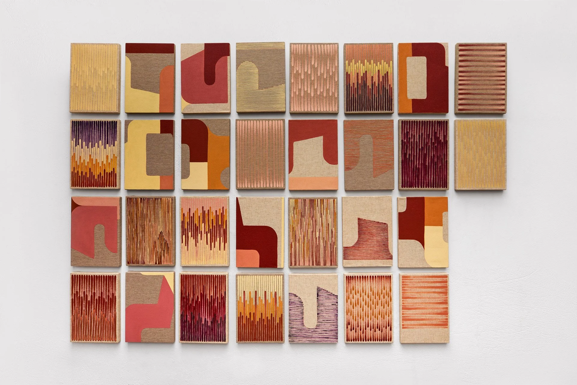 Composition 4, 2025 | Mixed media | 11,8 x 8,2 in (each)