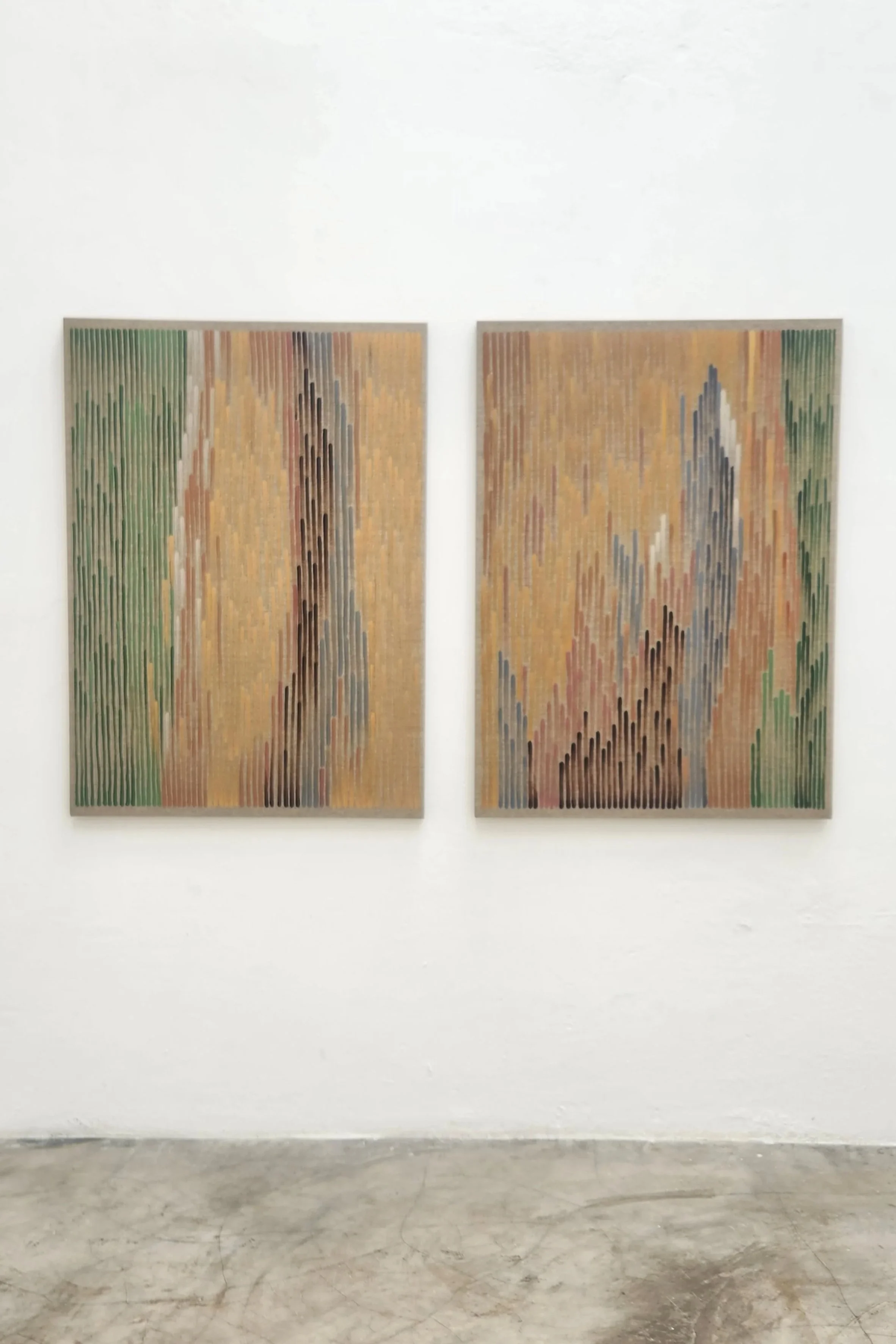 s.t, 2023 | Óleo sobre tela | 110 x 80 cm cada

