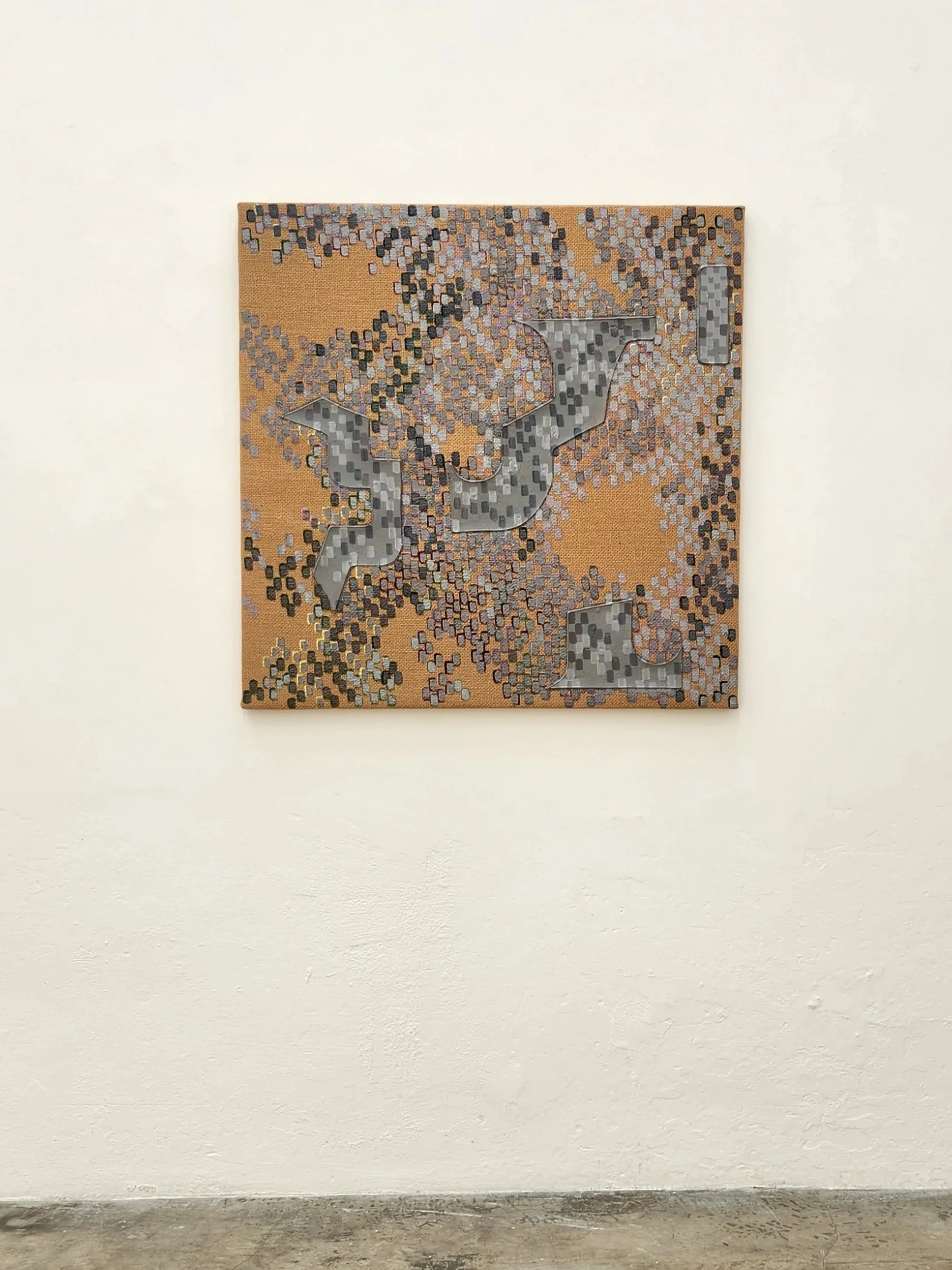 Faz Litoral 07, 2023 | Óleo sobre linho | 95 x 95 cm

