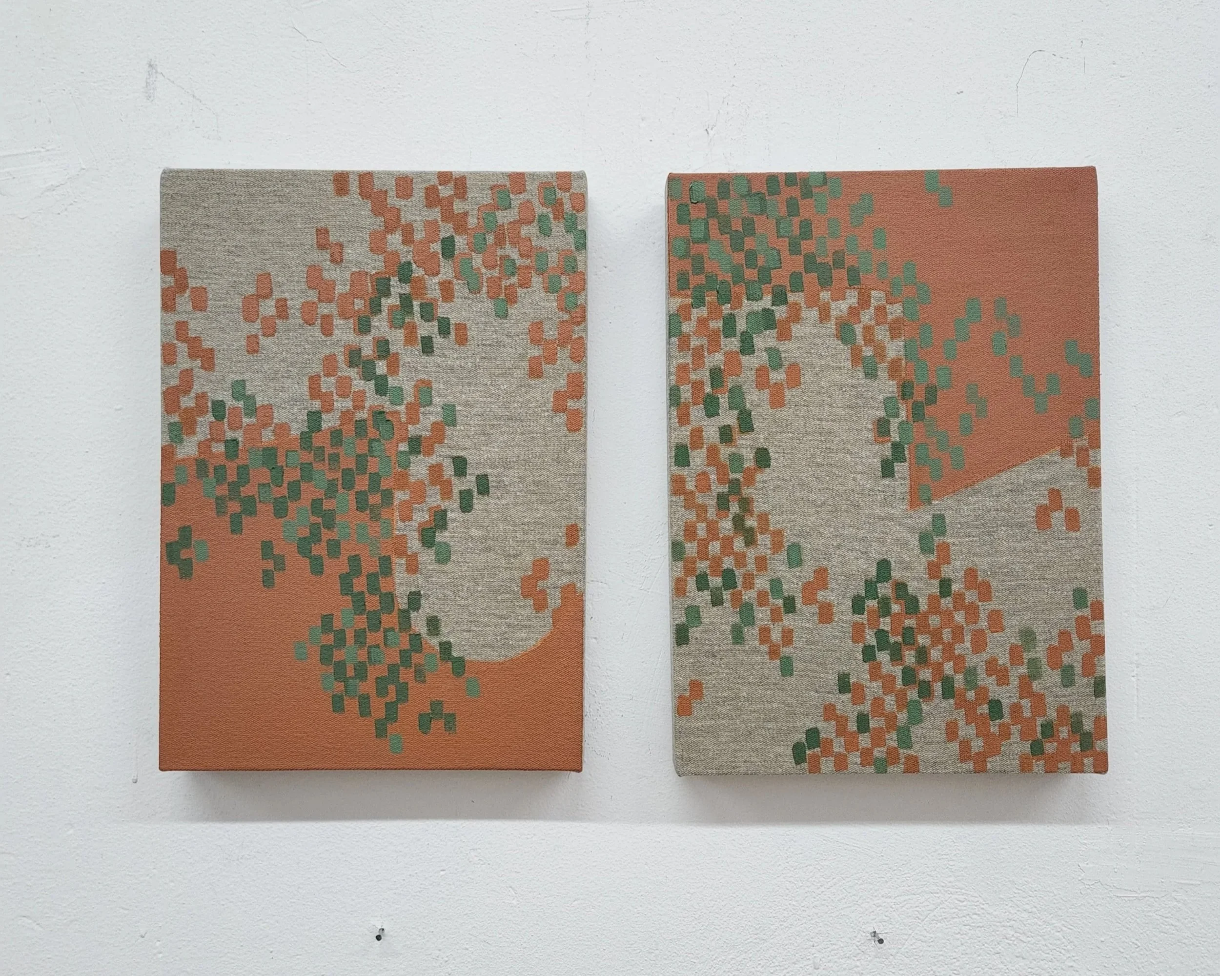 Faz Litoral 06, 2023 | Óleo sobre linho | 30 x 20 cm (cada)