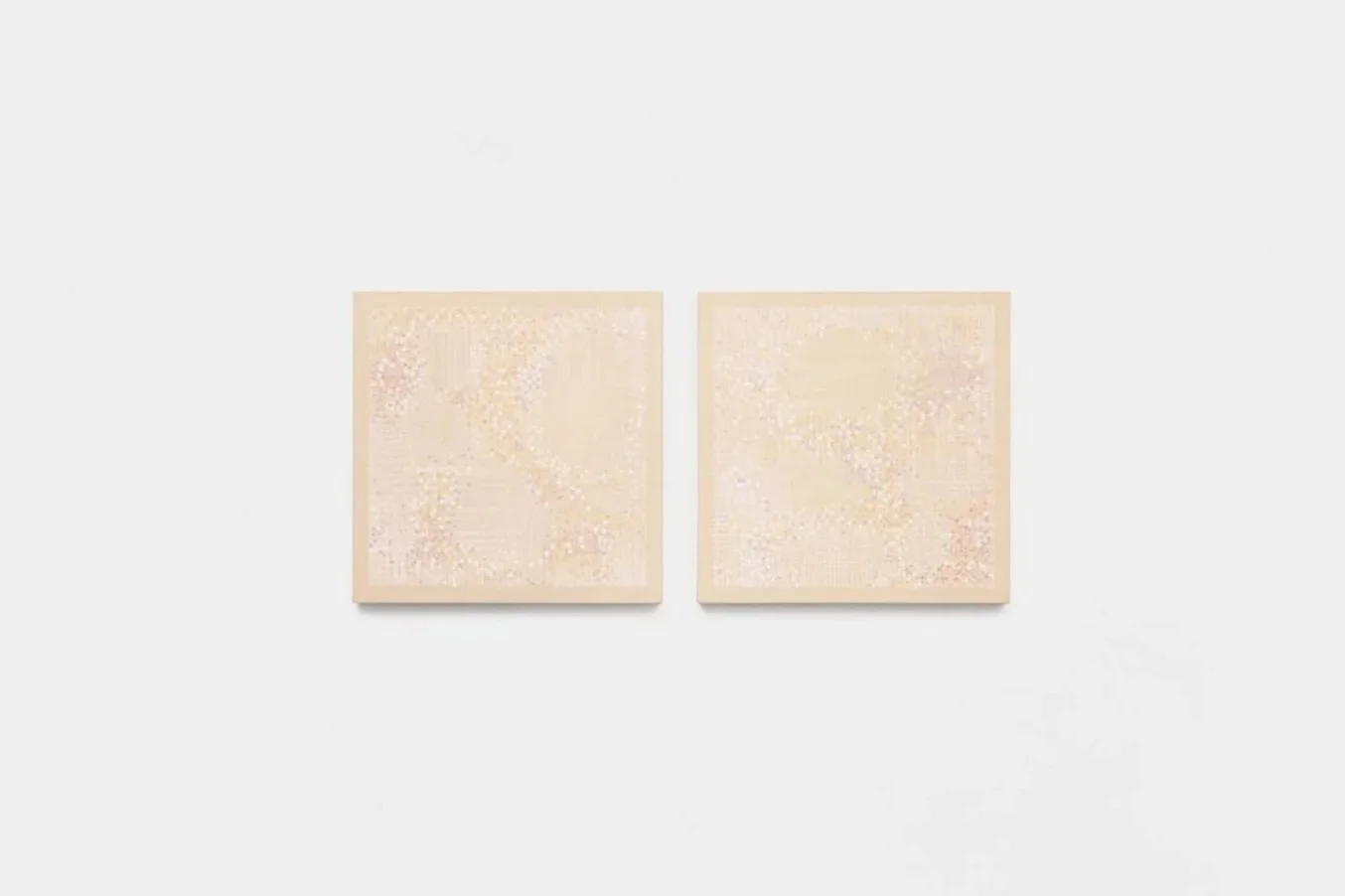 untitled, 2025 | Acrylic on linen | 19,6 x 19,6 in (each)