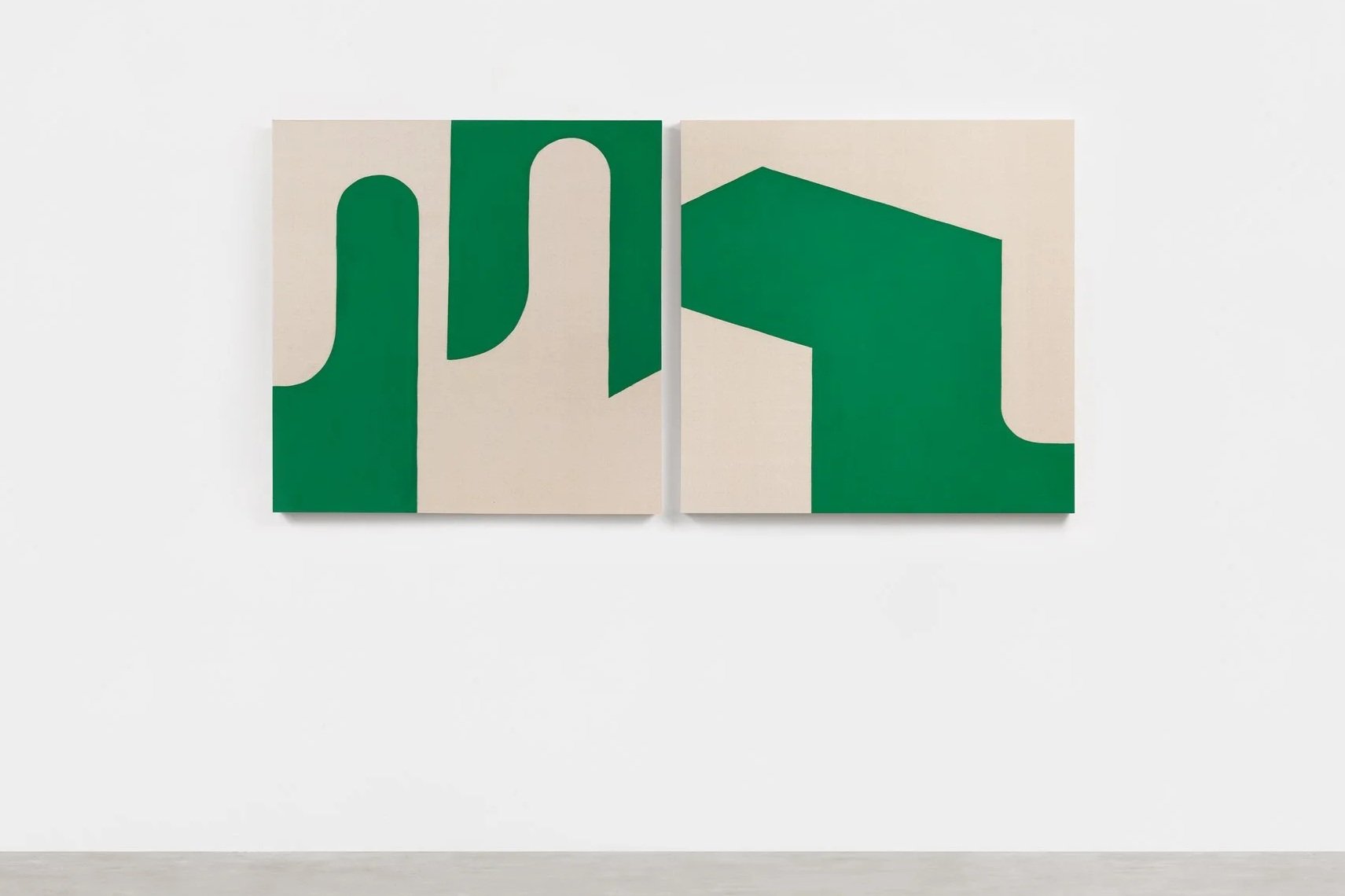 untitled, 2026 | Encaustic on linen | 39,3 x 82,6 in