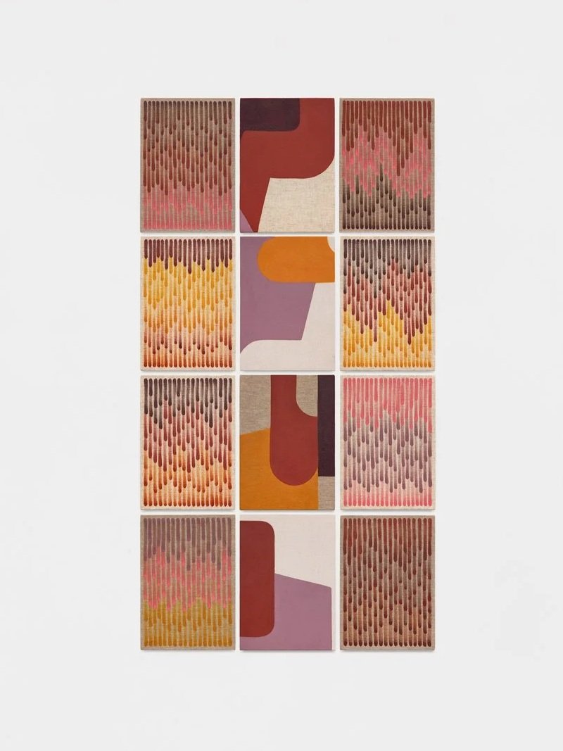 Composition B, 2026 | Mixed media | 11,8 x 8,2 in (each)