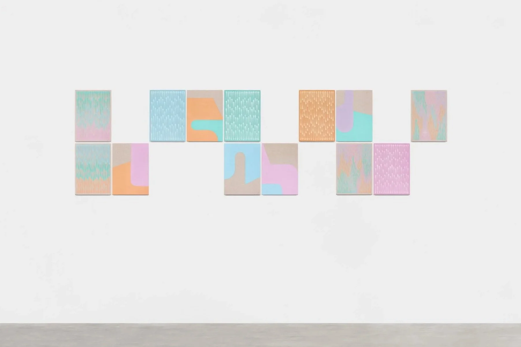 Composition C, 2026 | Mixed media | 11,8 x 8,2 in (each)