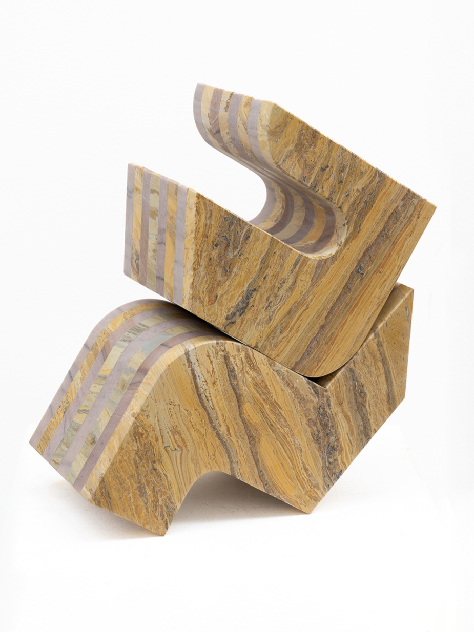 Achego, 2026 | Brazilian quartzite | 20 x 16,5 x 5,5 in