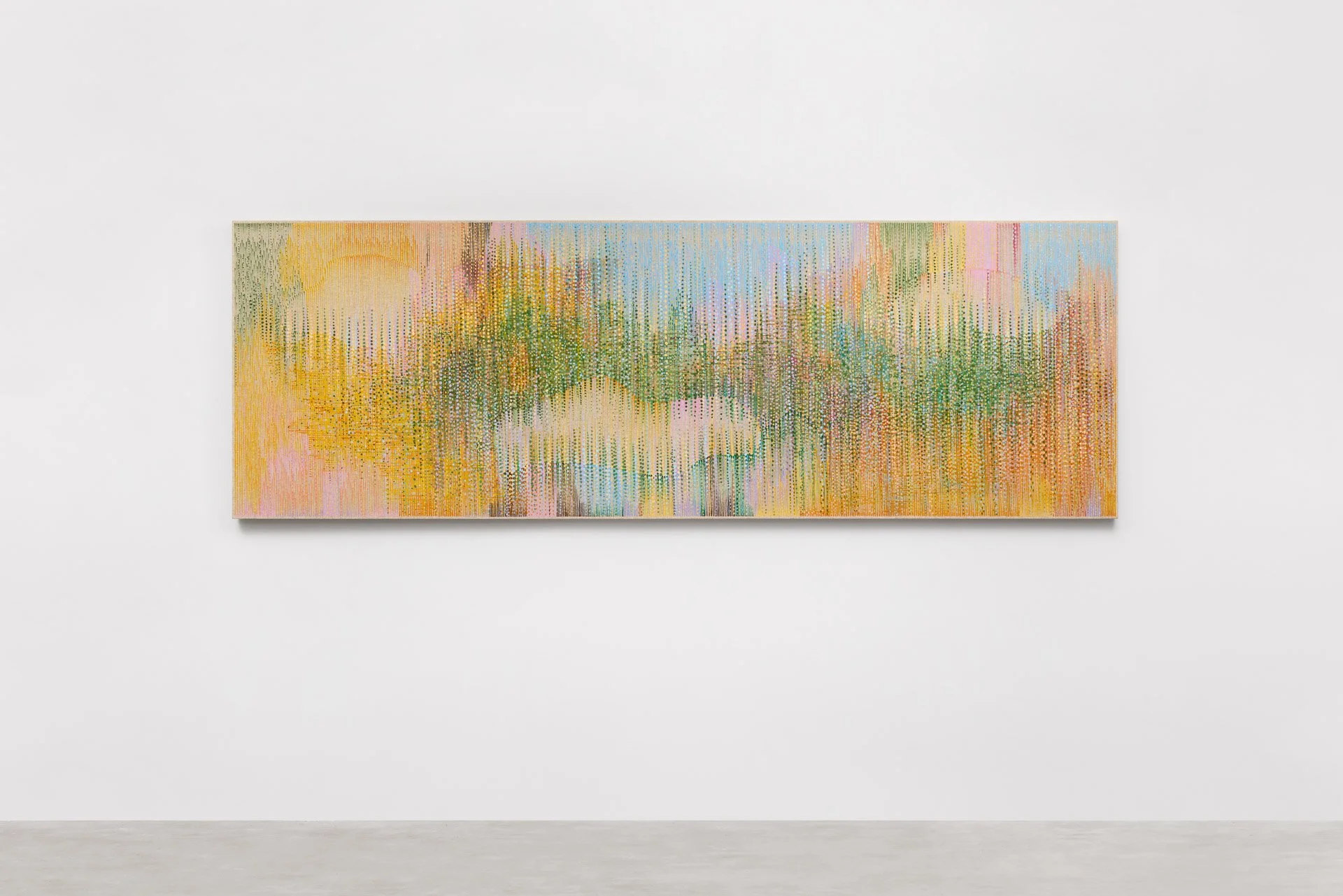 s.t, 2026 | Óleo sobre linho | 100 x 300 cm