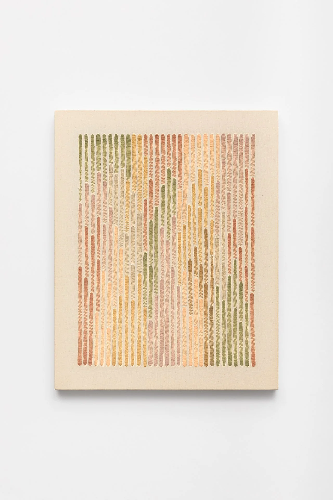 s.t, 2025 | Bordado sobre linho | 50 x 40 cm