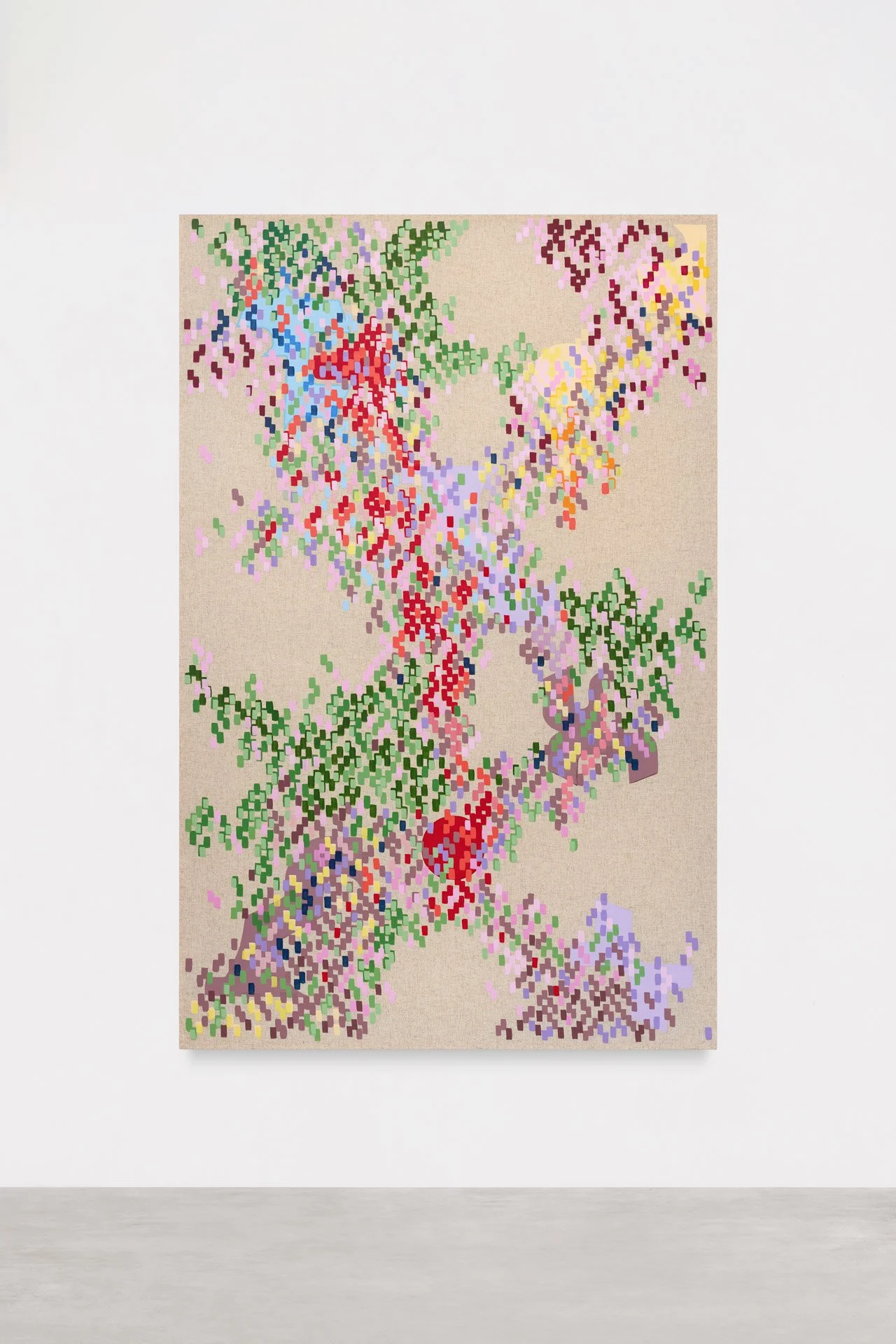 s.t, 2025 | Óleo sobre linho | 210 x 135 cm