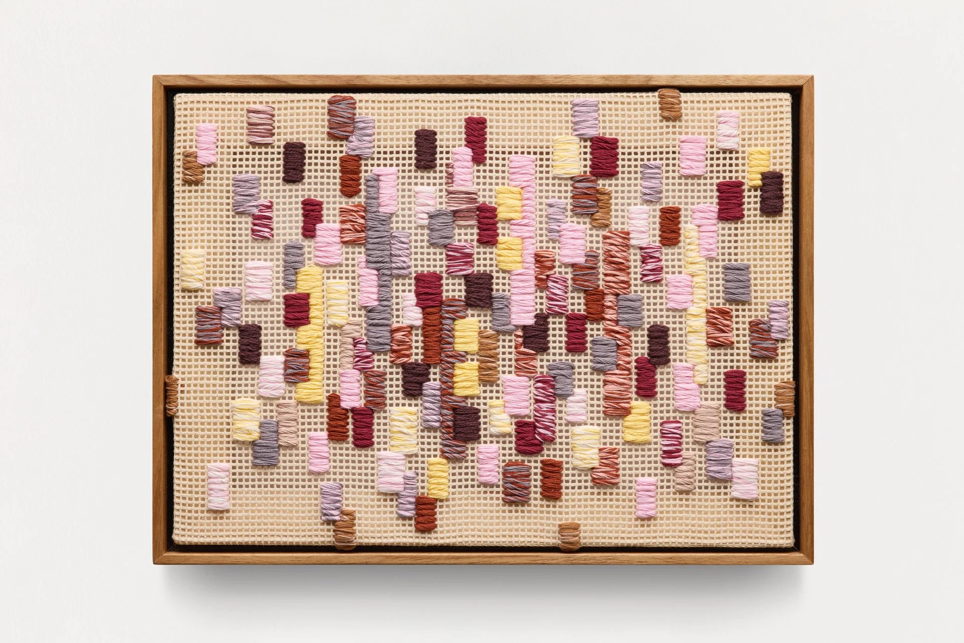 s.t, 2026 | Bordado sobre talagarça | 35 x 47 cm