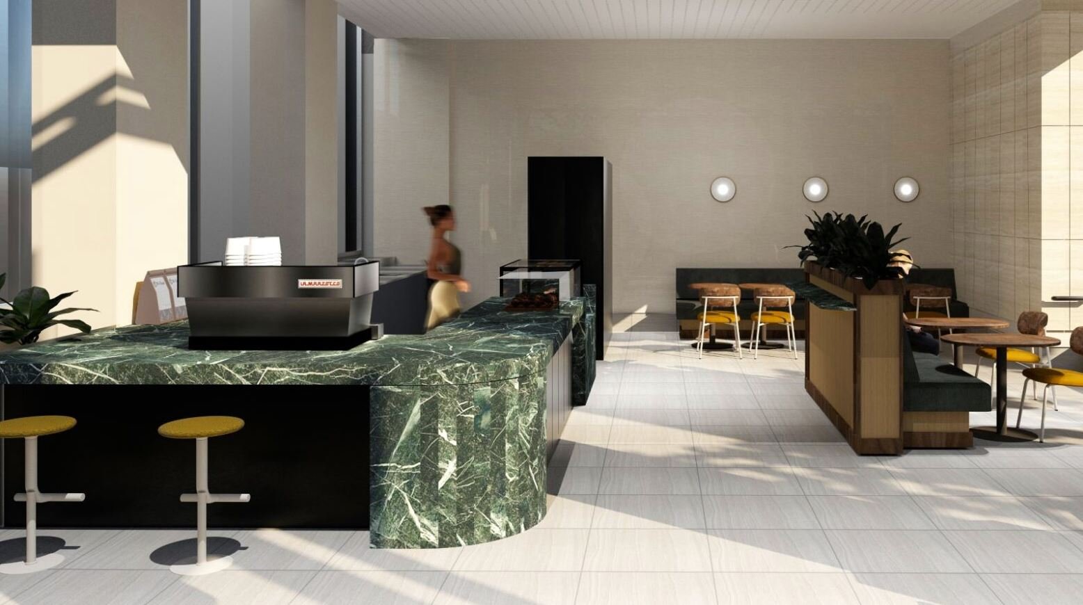  Artist's Impression, New Ground Floor Experience at 379 Collins Street. 