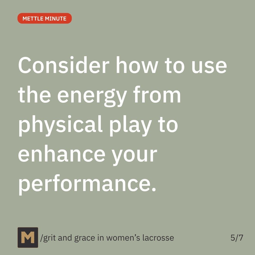 Use the energy from physical play to boost your performance.

The adrenaline rush can either help or hurt your game. 

By channeling this energy into your speed, agility, or focus, you turn what could be stressful into an advantage. 

This helps you 