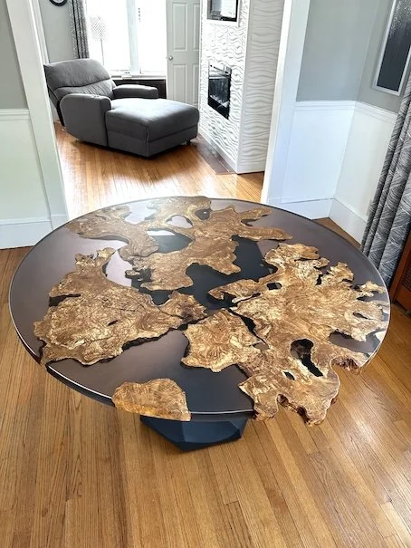 Olivewood Round Table