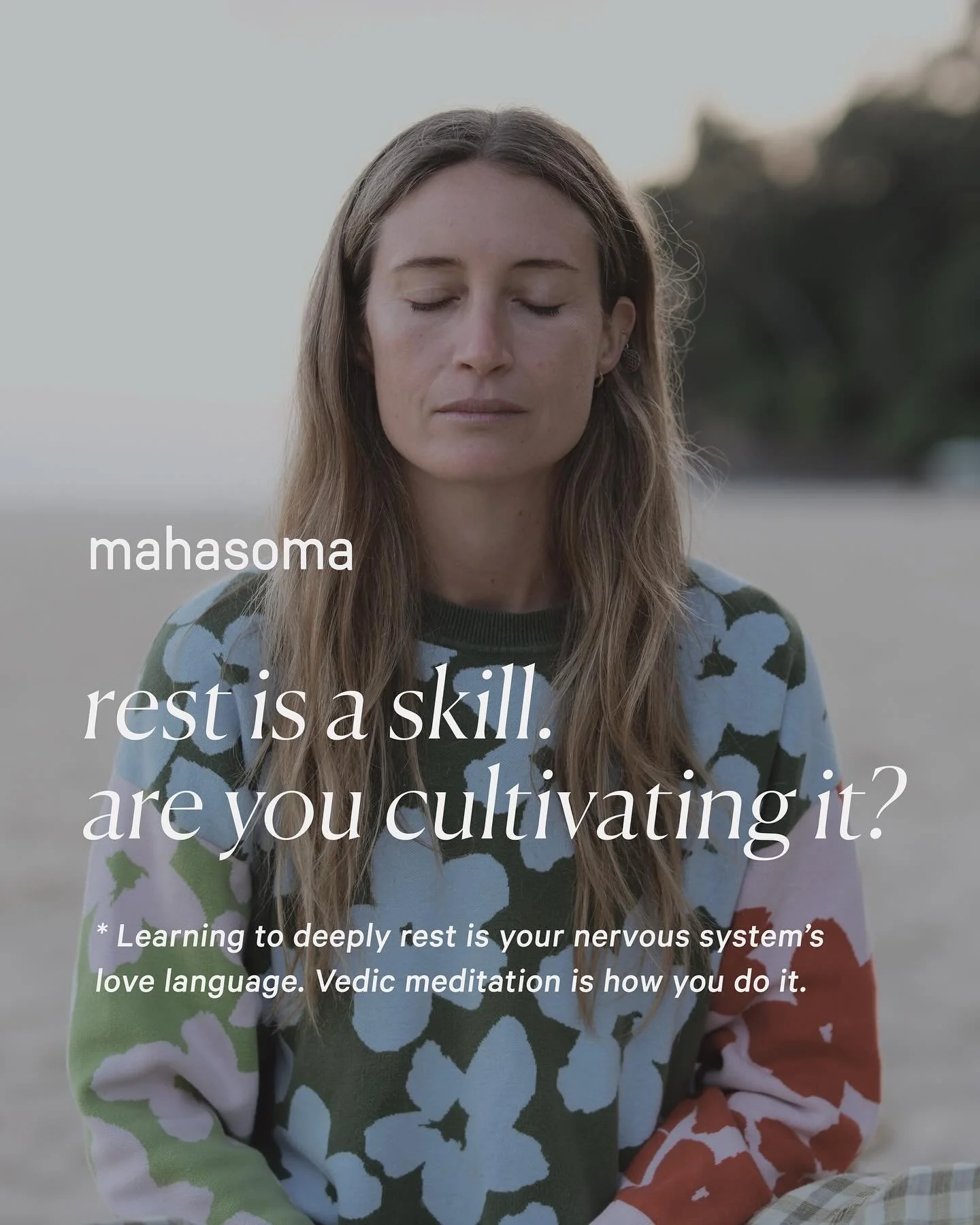 Vedic meditation is far more than rest, but in a world where we are saturated in stress and fatigue, if we start there it becomes the gateway to more clarity, understanding, and ultimately harmony within and without. Why? Your nervous system is how y