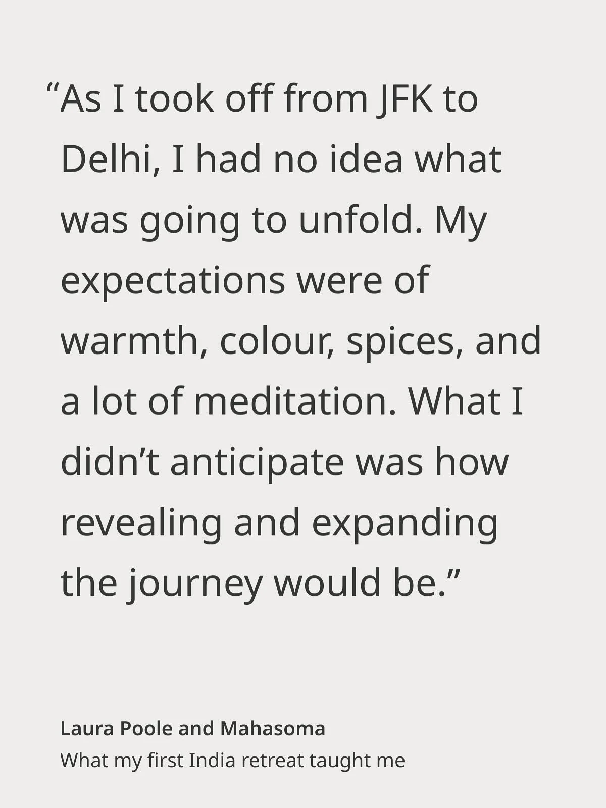 What my first India retreat taught me back in 2011… this week’s @mahasoma Substack newsletter.
Want to come on an India retreat with us? Link in bio to our South India 2026 Pilgrimage ✨