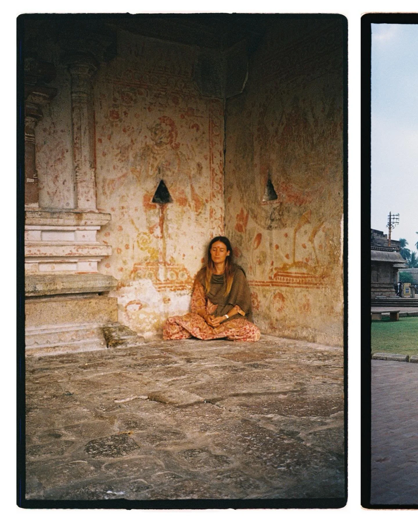 An evening on retreat walking through the magnificent Brihadeeshwara Temple in Thanjavur. Every time I come here it&rsquo;s like I&rsquo;ve been transported back thousands of years. I can feel the energy of a lively past, colourful saris riding on th