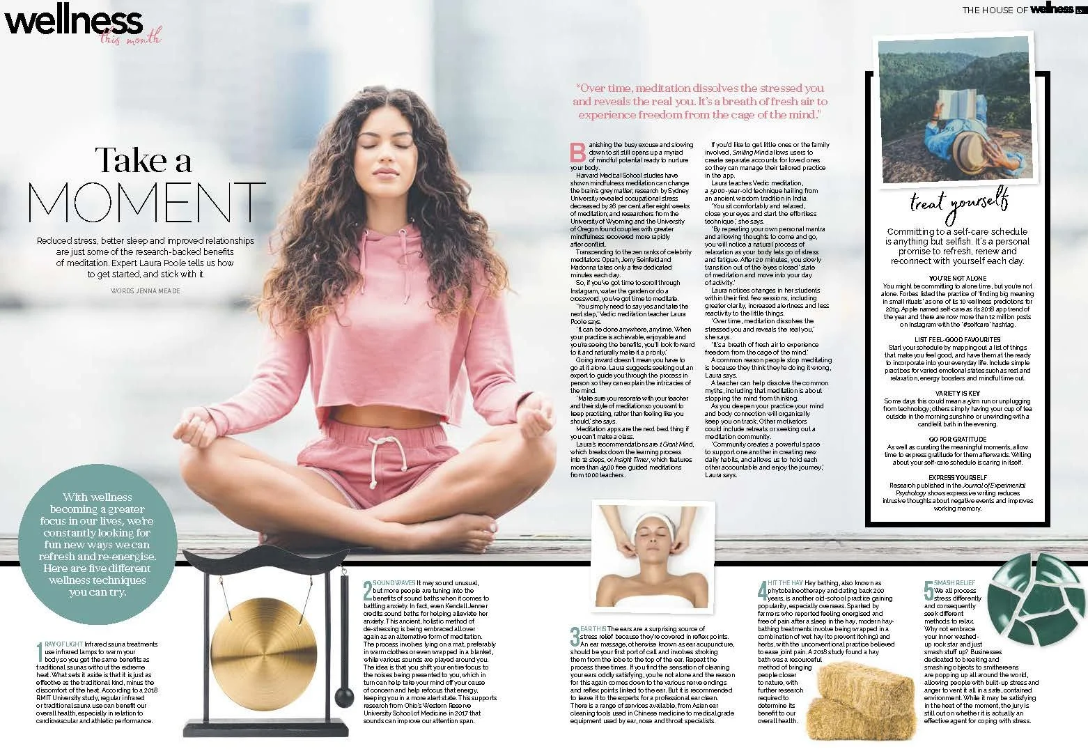 Interview with Laura in Wellness Magazine 2023