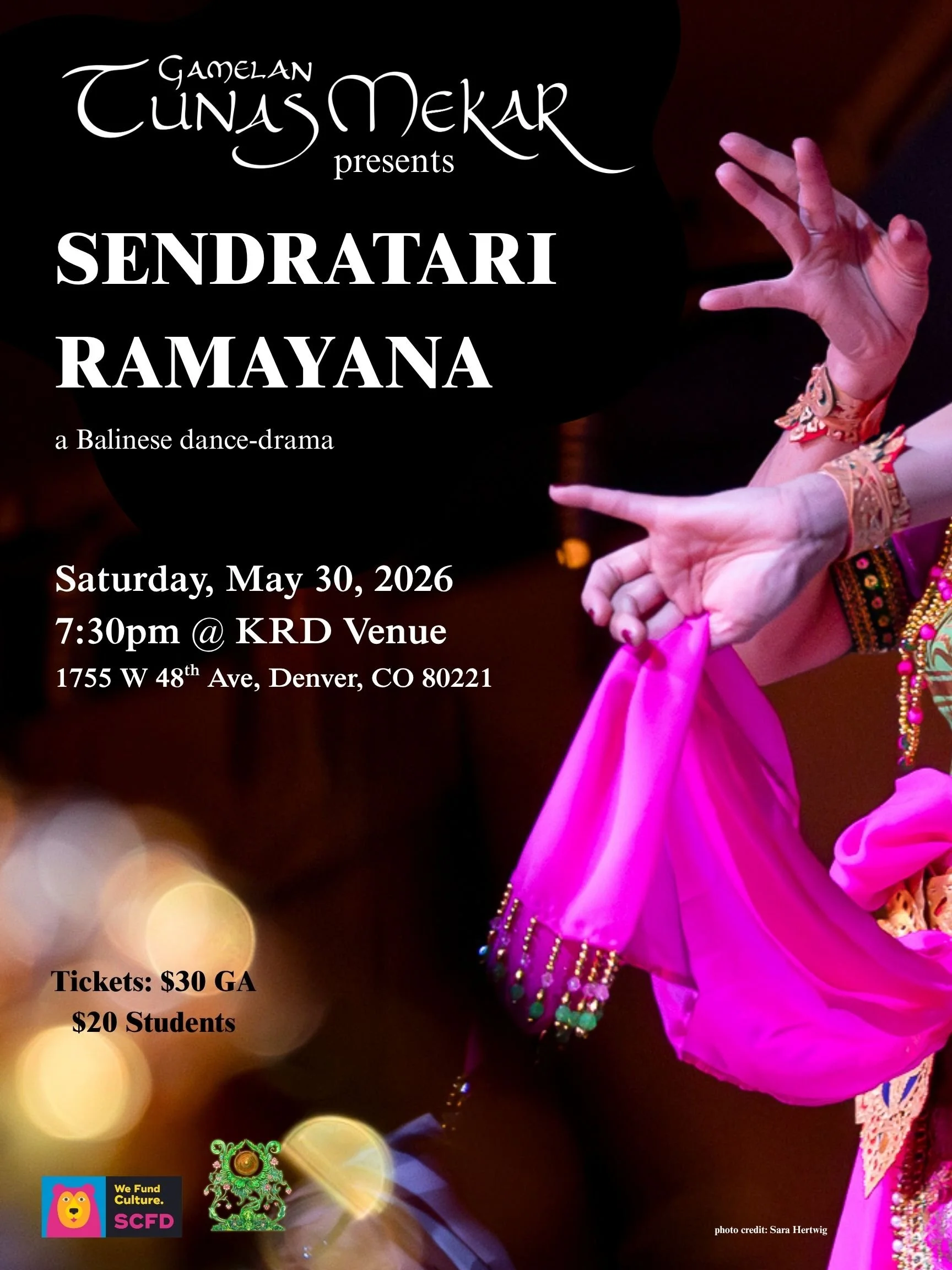 Gamelan Tunas Mekar Presents: Sendratari Ramayana: A Balinese Dance-Drama