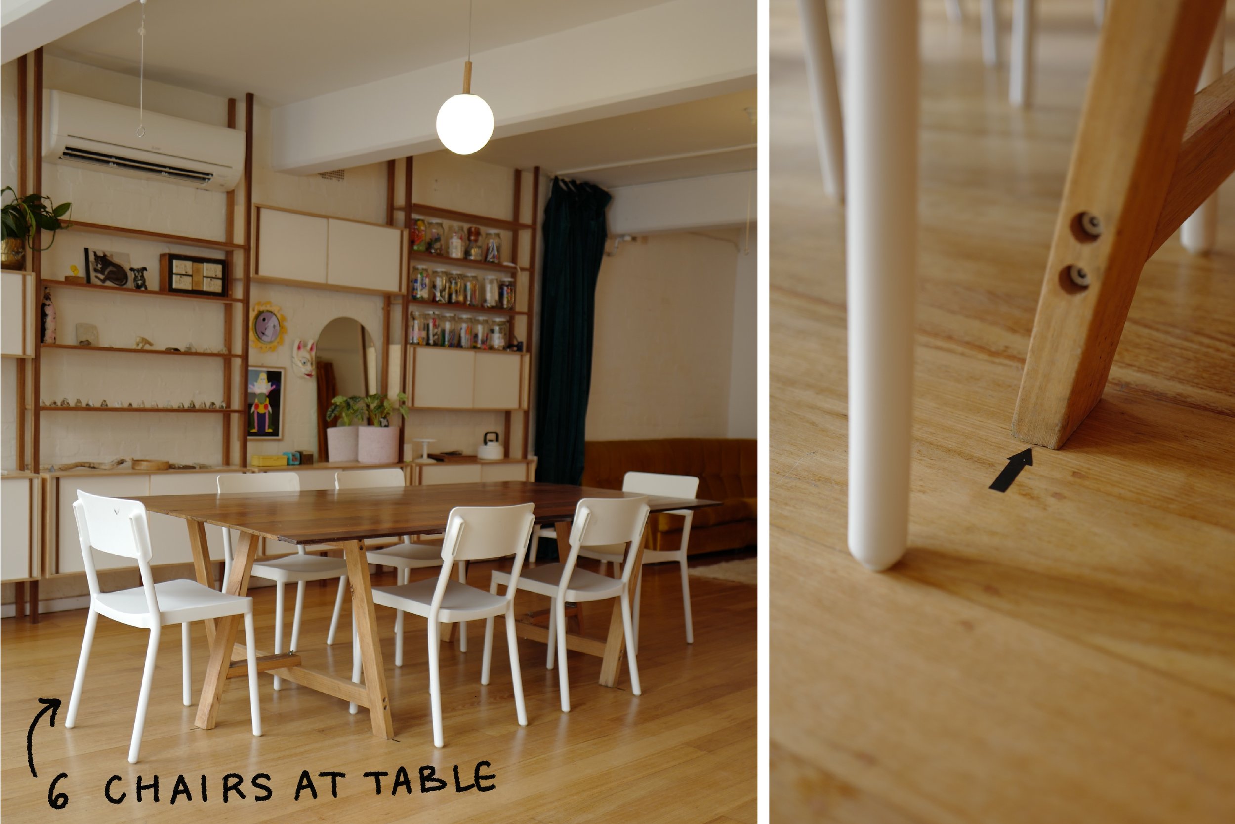 Step 4. Return Space to Original Configuration - Return furniture to its original place. If you used the projector & screen, pack them away