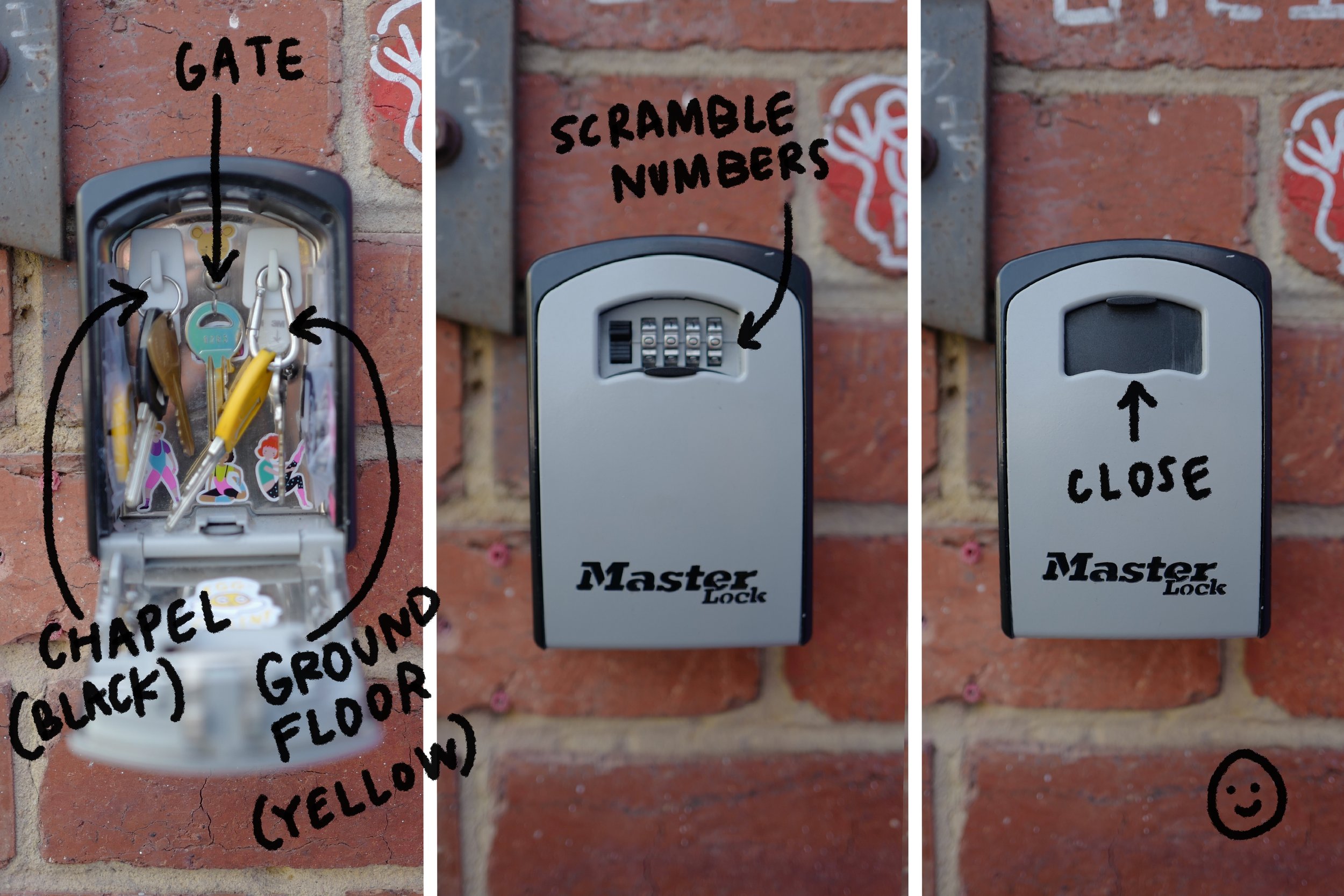 Step 12. Keys - Make sure studio keys are in the safe and not in your pocket!