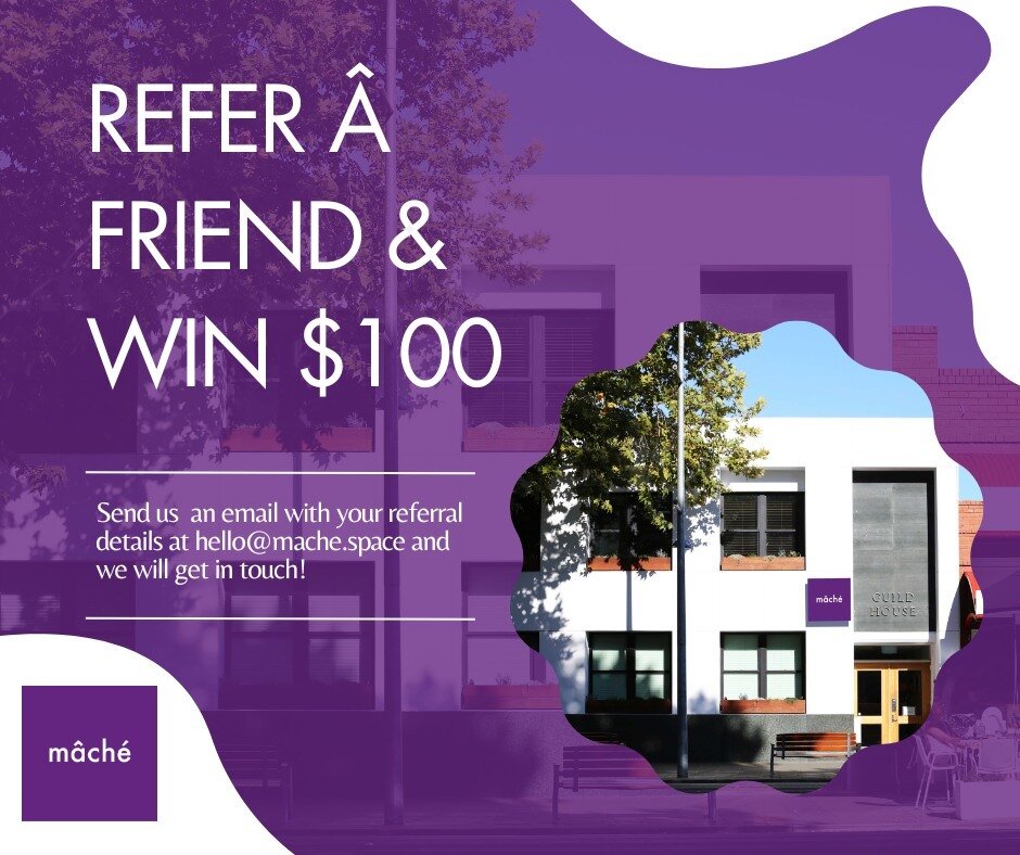 Happy Monday, coworkers 😎

We've got some exciting news to share with you all but especially with our current M&acirc;ch&eacute; members: our new Referral Program is here 🎉and you are in for a serious perk!

If you are a member of M&acirc;ch&eacute