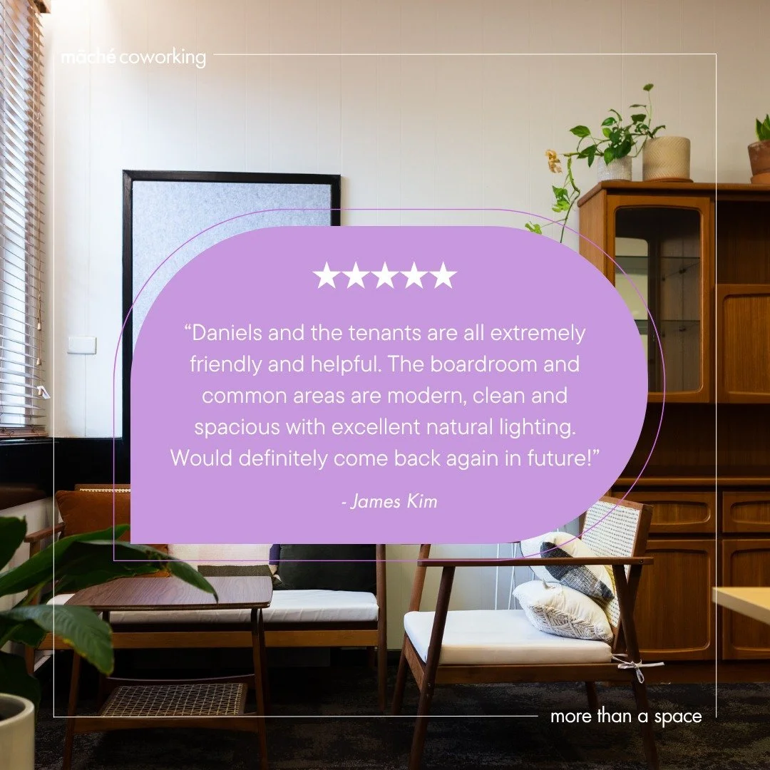 Thanks for the love, James 💜

Reviews like this give us that little &lsquo;yep, this is why we do it&rsquo; moment. Our goal is to make every corner a place you actually want to spend time in. Plenty of natural light, modern setups, and friendly fac