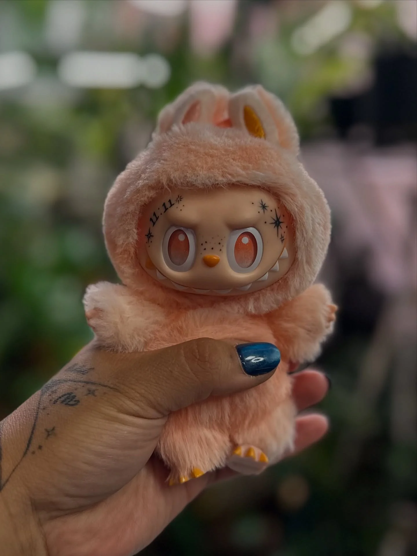 Labubus roundup! 

I&rsquo;m officially out of Labubus but I do have a six pack of the big into energy Labubus and a six pack of the cry baby wild but cuties coming! 

If you are local (to Seattle) and have a vinyl face charm you would like tattooed 