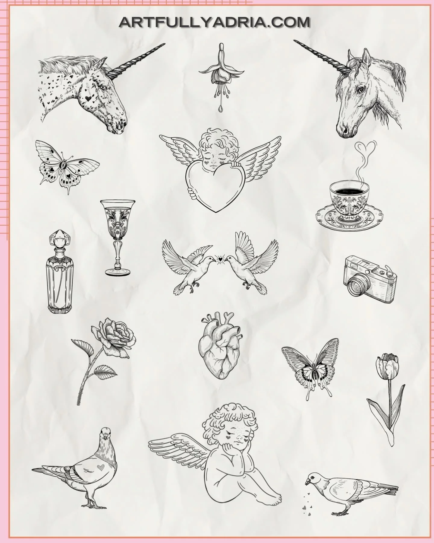 💕 February Flash 💗

A little reminder to show yourself love, or to carry a piece of someone you cherish. 

All designs are repeatable and available to book through my website (linked in bio). Each flash piece is fineline and designed to be 4 inches