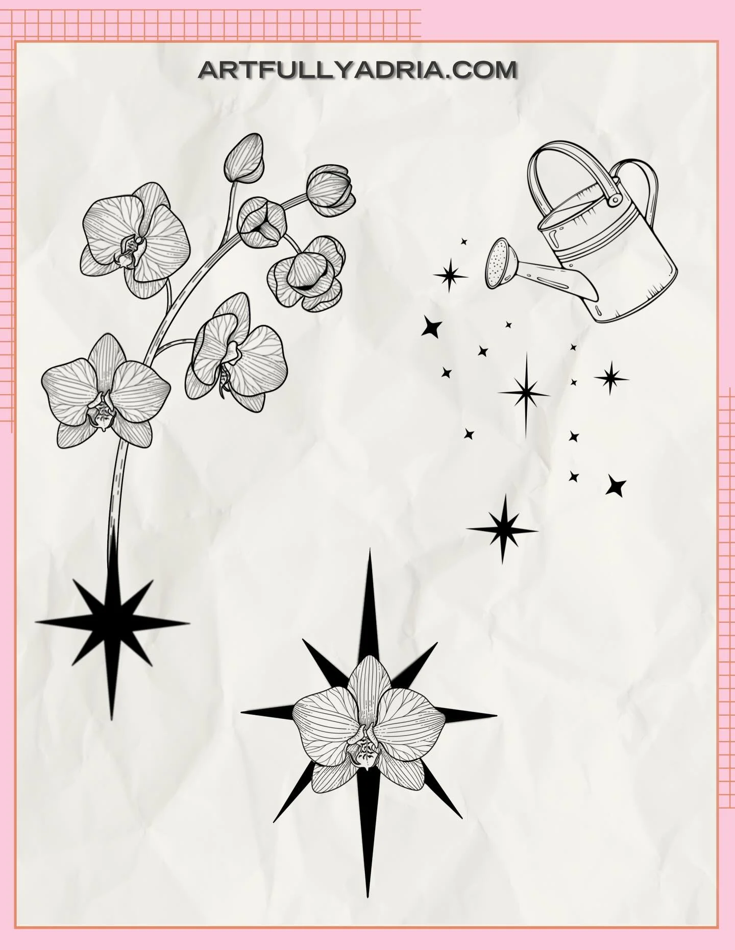 Spring Flash Drop ✨

All flash is available and bookable through my website.
The larger orchid tattoo would be best at a minimum of 4&rdquo; tall and would require an advanced flash appointment (2 hours)

If you have any questions at all feel free to