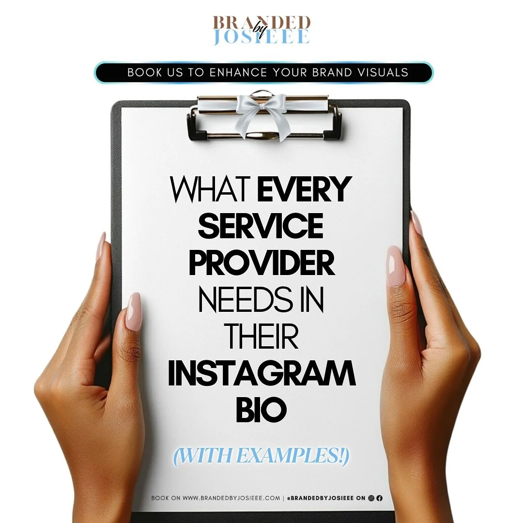Real talk: your Instagram bio might be scaring your dream clients away&hellip; and you don&rsquo;t even know it. 

Glow up your bio &amp; start attracting the right people! 🩵

If your bio isn&rsquo;t giving:
✿ who you help in keywords
✿ what you do 